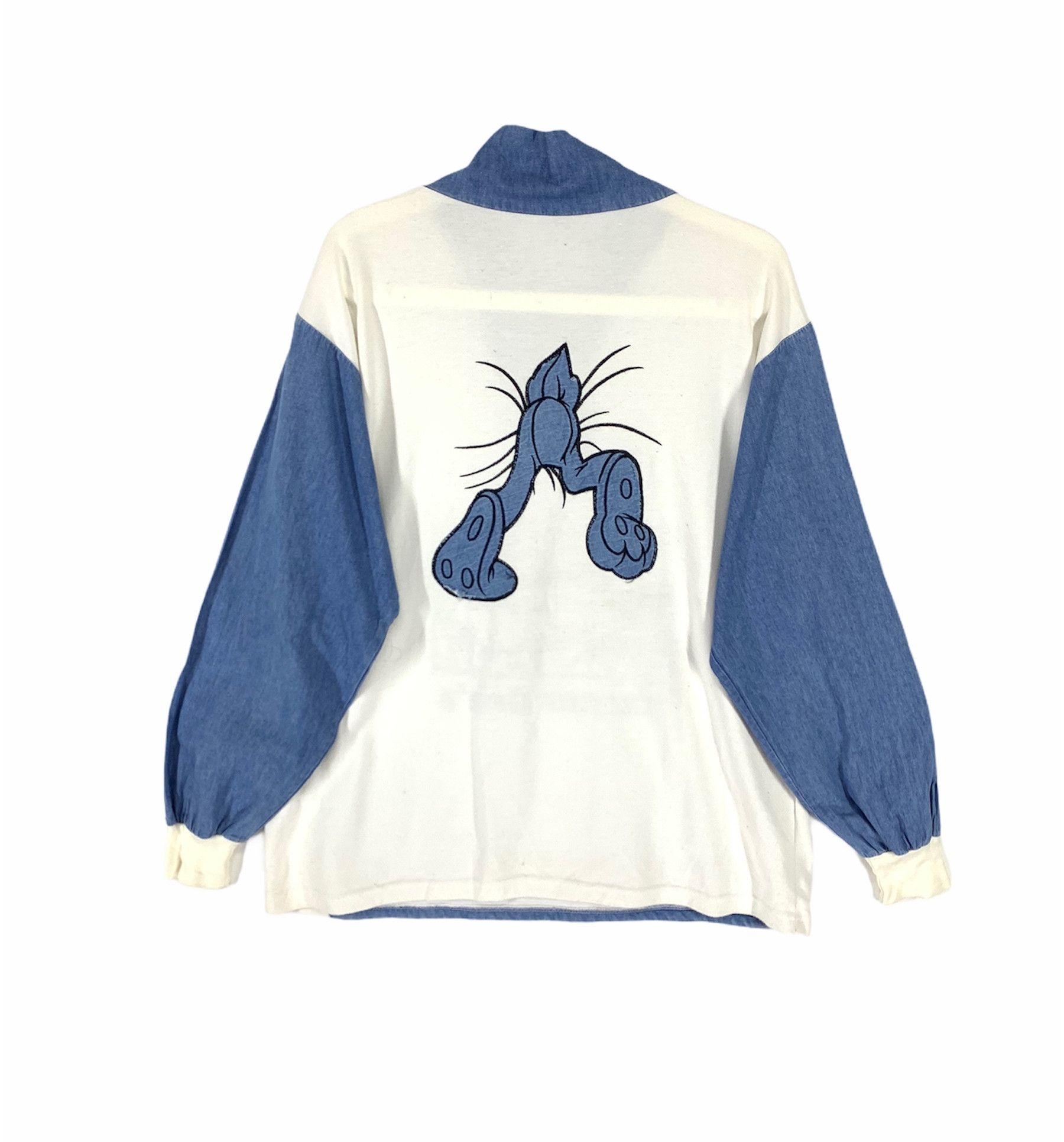 Psycho Bunny × Vintage × Warner Bros Warner bros bugs bunny embroidered logo vtg 90s pullover Size US L / EU 52-54 / 3 - 2 Thumbnail
