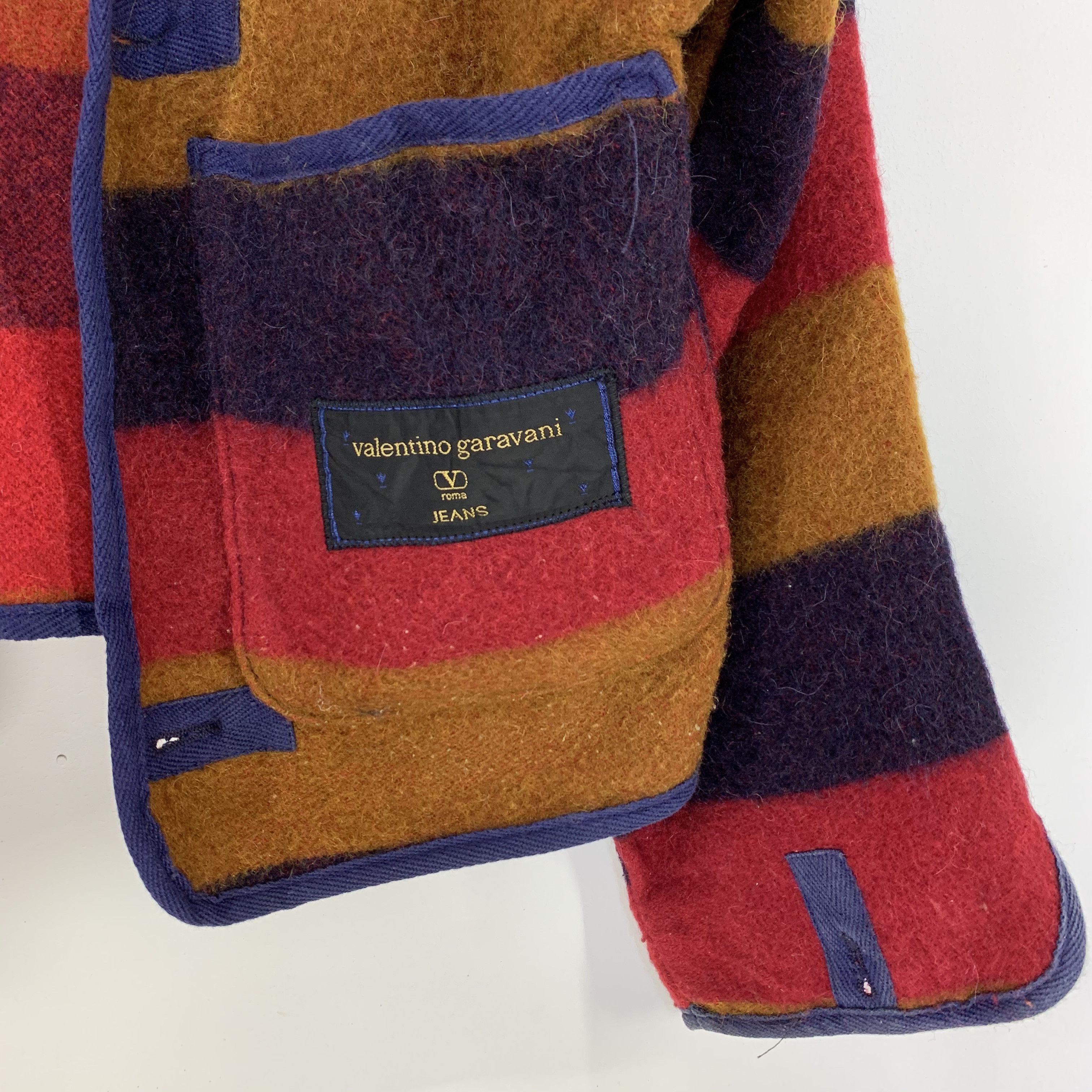 Valentino Valentino garavani multicolor stripe mohair lining jacket Size US M / EU 48-50 / 2 - 5 Thumbnail