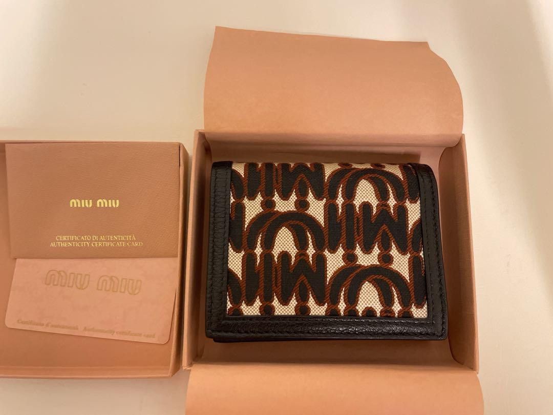 Miu Miu Miumiu Jacquard wallet Size ONE SIZE - 3 Thumbnail
