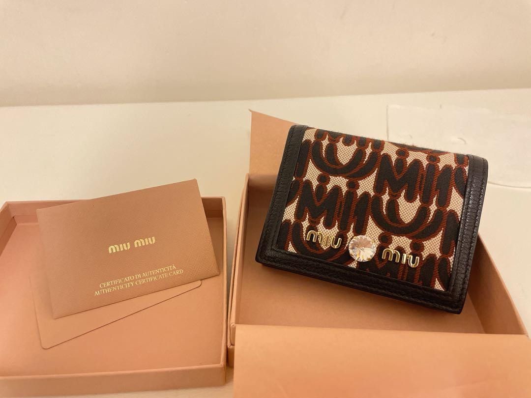 Miu Miu Miumiu Jacquard wallet Size ONE SIZE - 2 Thumbnail