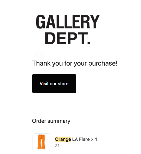 Gallery Dept. Gallery Dept Vintage Levi’s Chrome Orange LA Flare 31x32 Size US 31 - 14 Thumbnail