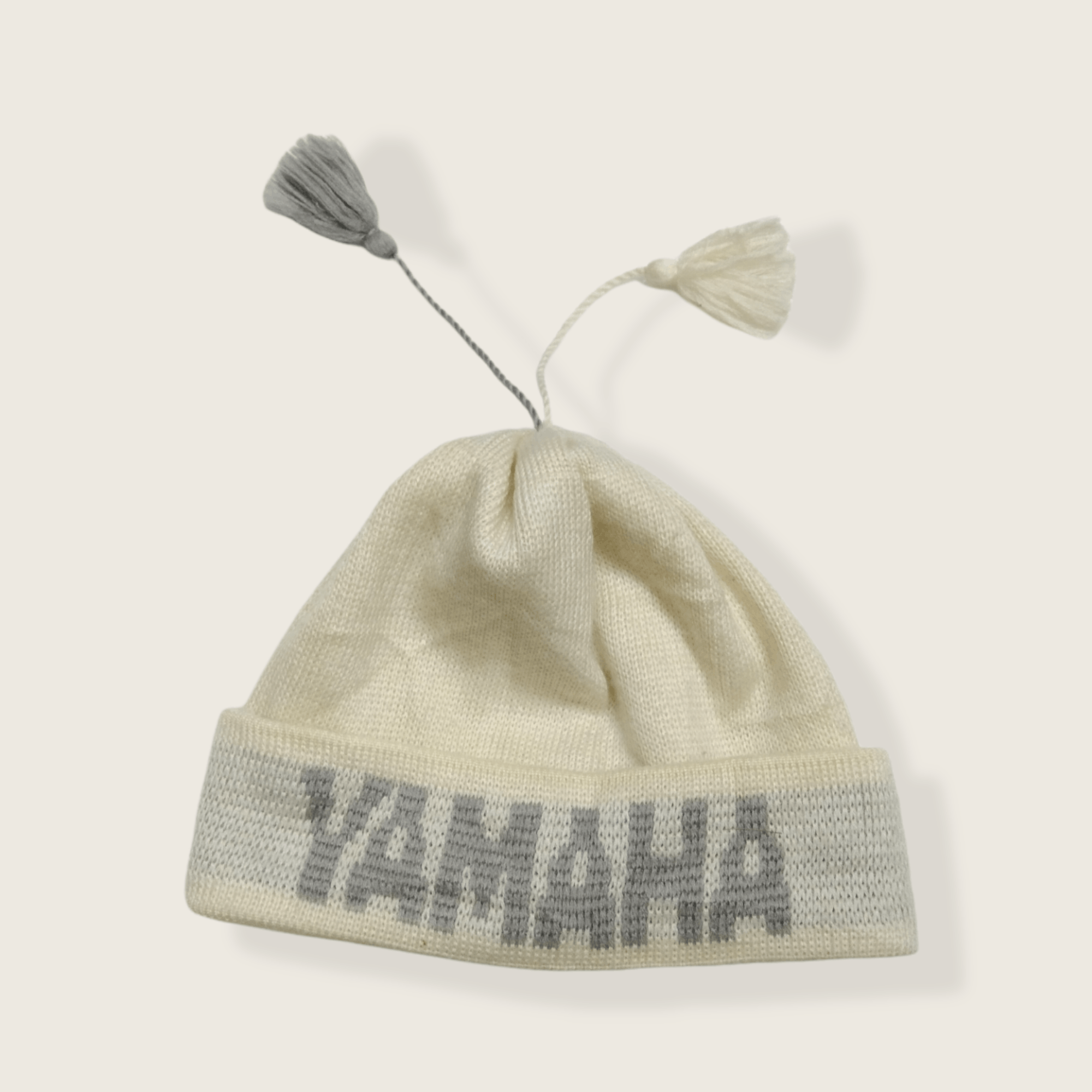 Japanese Brand × Vintage × Yamaha VINTAGE YAMAHA ROLLED/SHORT BEANIE Size ONE SIZE - 12 Thumbnail