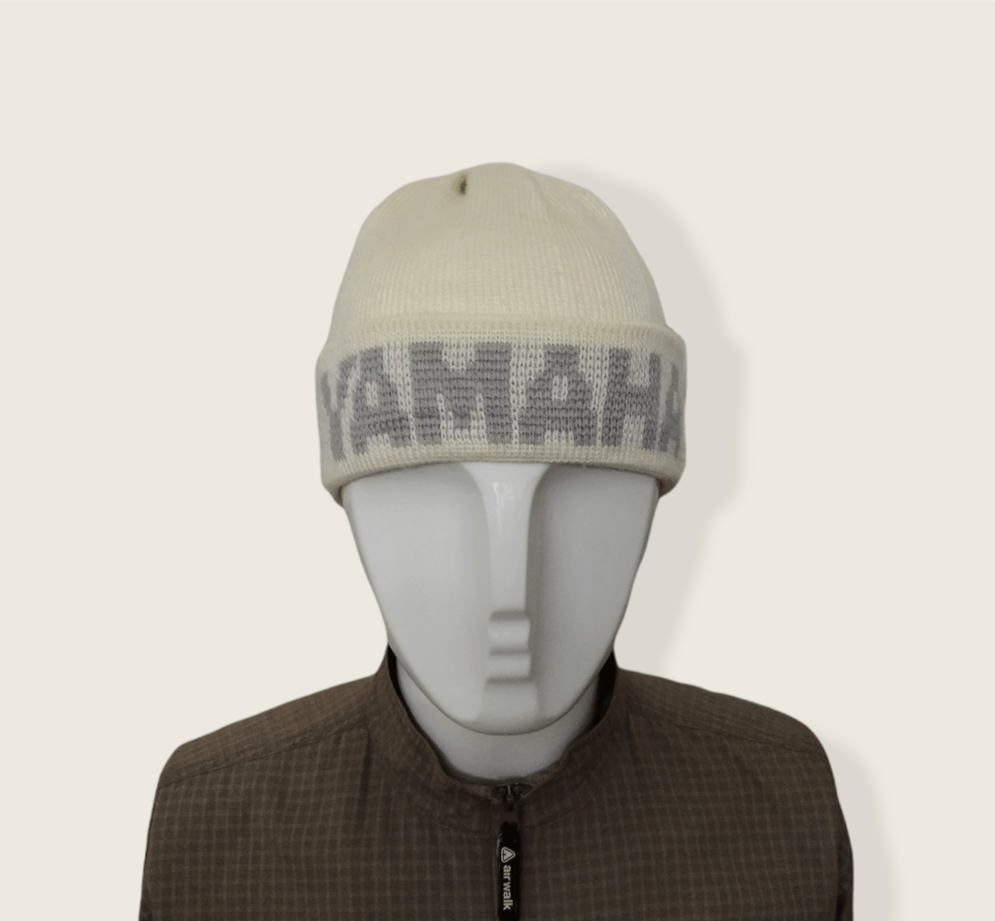 Japanese Brand × Vintage × Yamaha VINTAGE YAMAHA ROLLED/SHORT BEANIE Size ONE SIZE - 3 Thumbnail