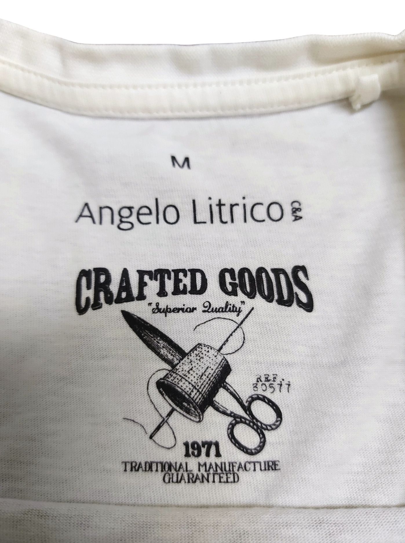 Angelo Litrico × Designer RARE! ANGELO LITRICO DESIGNER GRAPHIC TEE Size US M / EU 48-50 / 2 - 6 Thumbnail