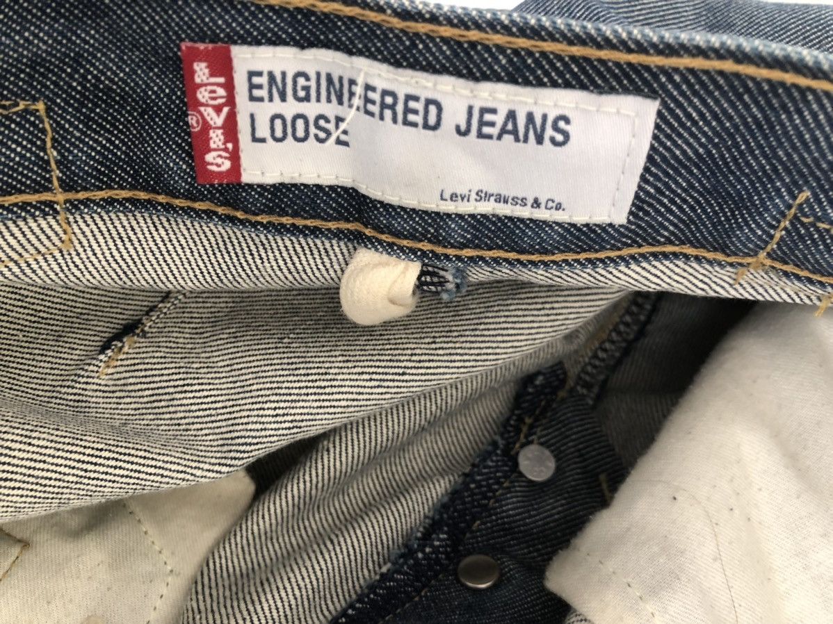 Levi's 2000 Levi’s Engineered Jeans Buckle Back Loose Denim Pant Size US 30 / EU 46 - 21 Thumbnail