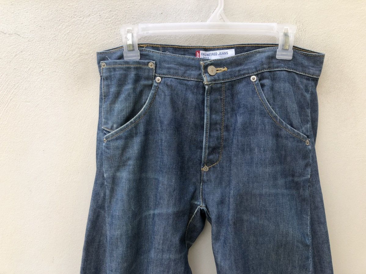 Levi's 2000 Levi’s Engineered Jeans Buckle Back Loose Denim Pant Size US 30 / EU 46 - 2 Thumbnail