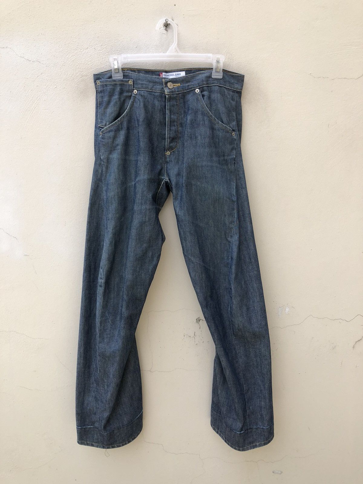 Levi's 2000 Levi’s Engineered Jeans Buckle Back Loose Denim Pant Size US 30 / EU 46 - 1 Thumbnail