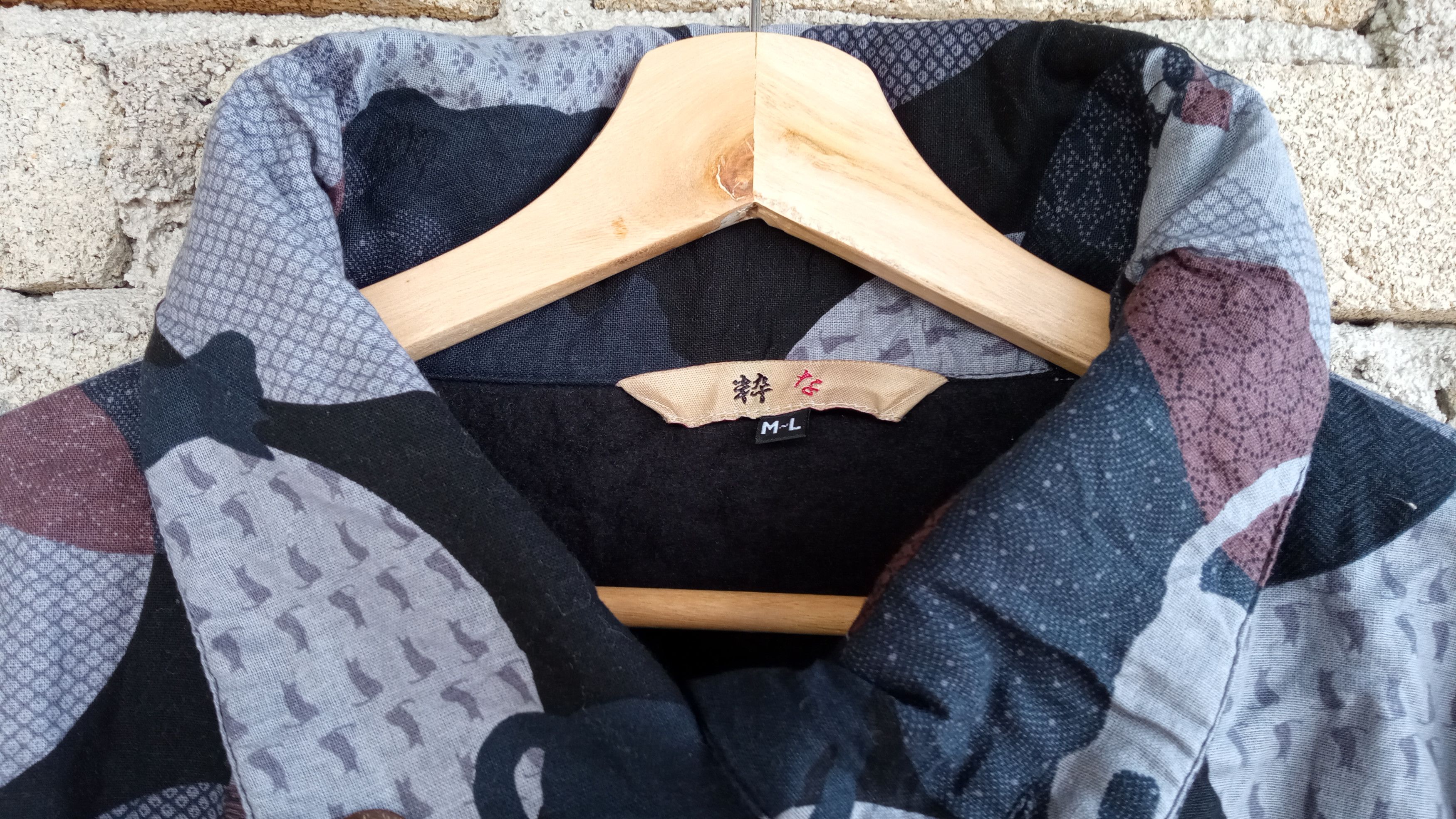 Japanese Brand × Vintage 🔥🔥Japanese Brand Sashiko Style Patchwork Fullprint Jacket Size US M / EU 48-50 / 2 - 13 Thumbnail