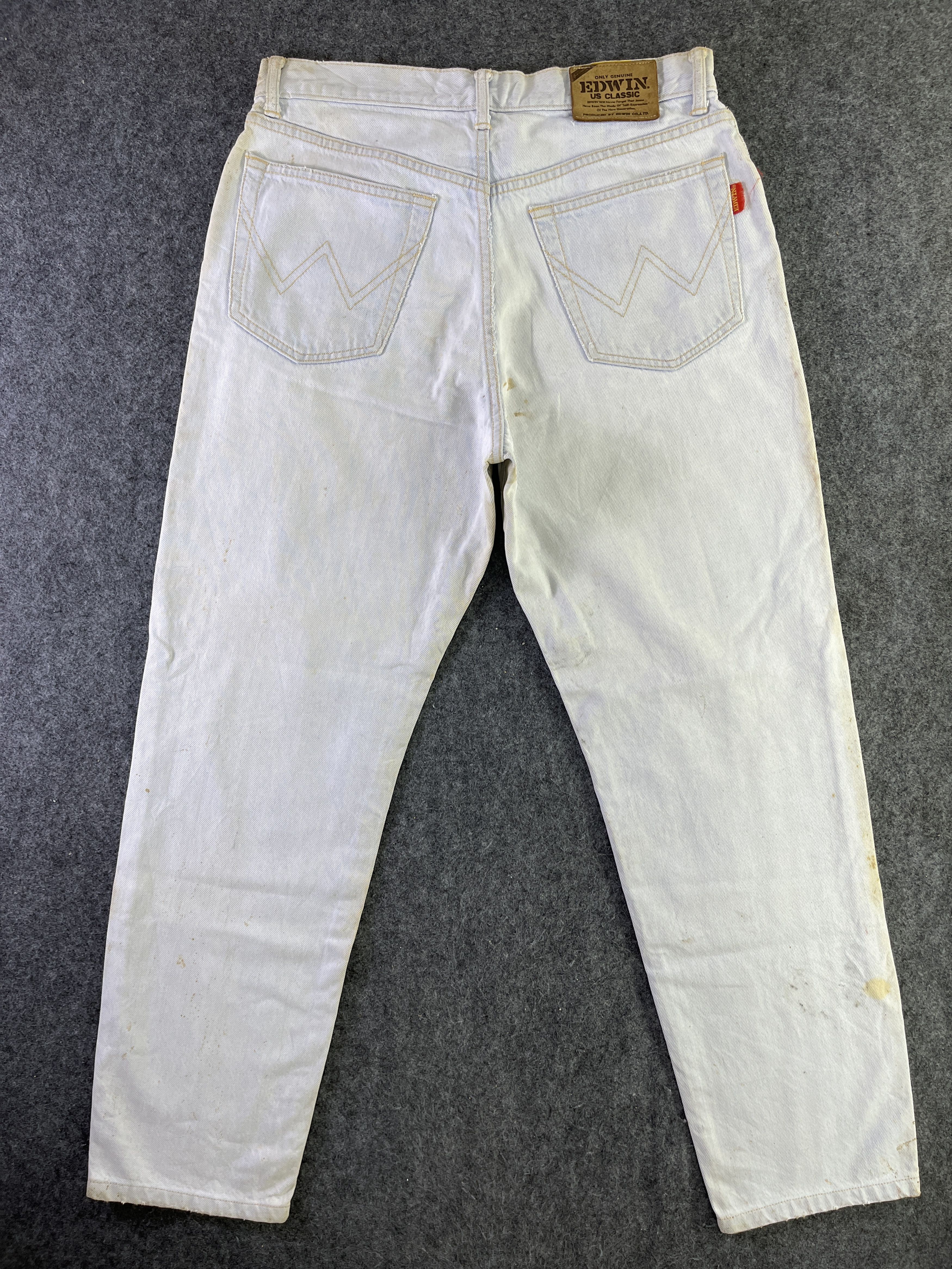Edwin × Vintage EDWIN US Classic White Jeans - J869 Size US 32 / EU 48 - 2 Thumbnail