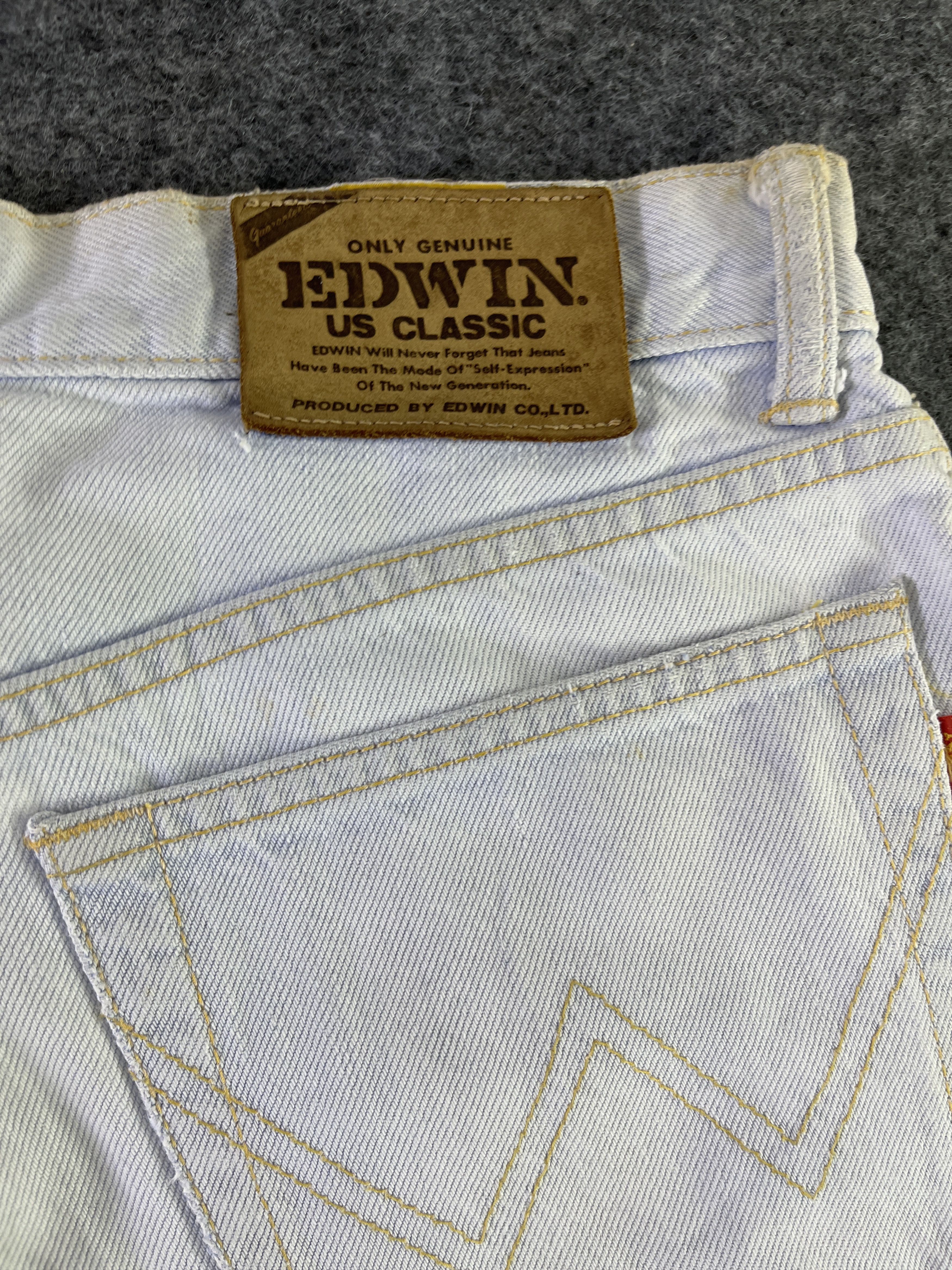 Edwin × Vintage EDWIN US Classic White Jeans - J869 Size US 32 / EU 48 - 12 Thumbnail