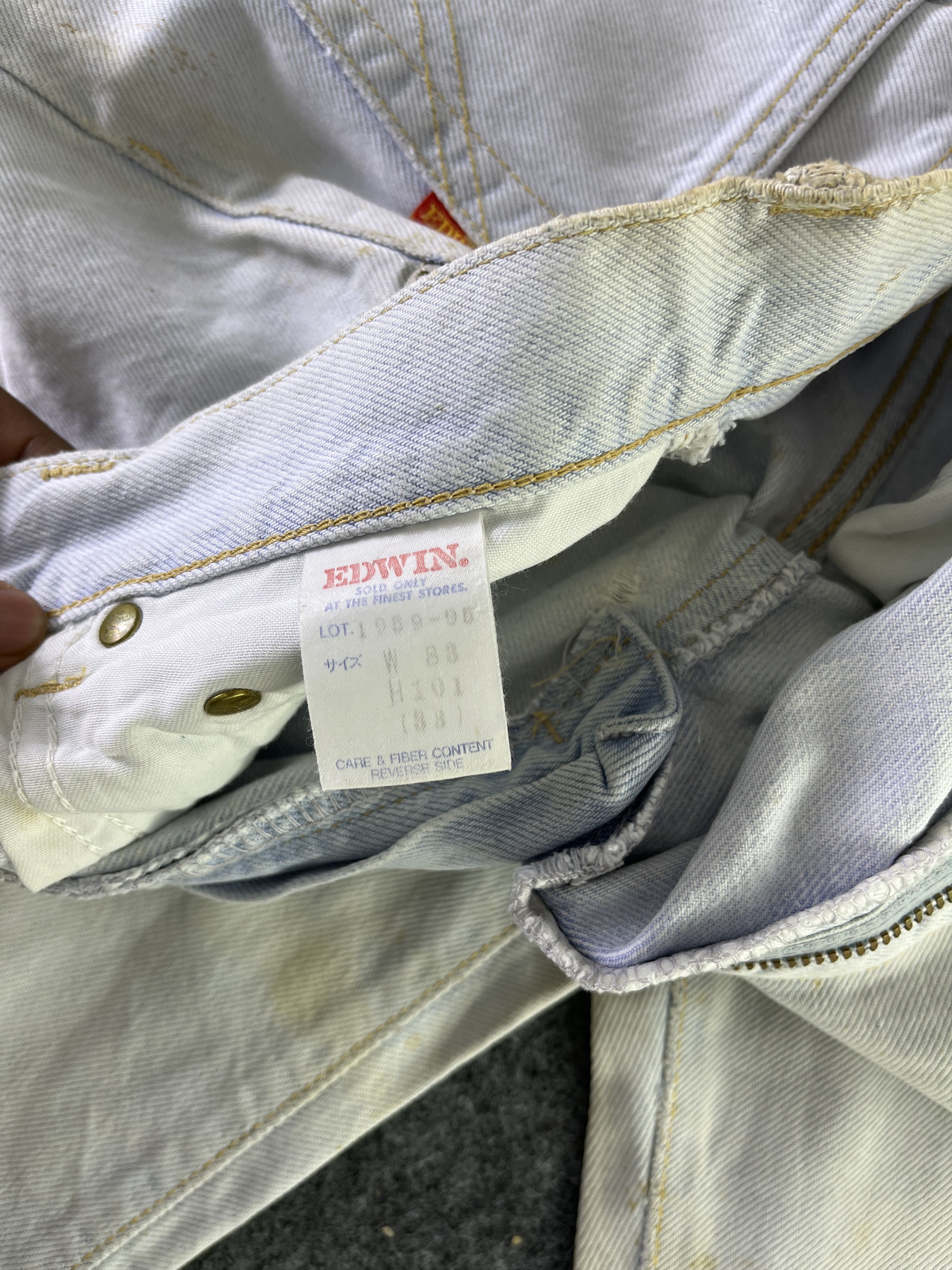 Edwin × Vintage EDWIN US Classic White Jeans - J869 Size US 32 / EU 48 - 6 Thumbnail