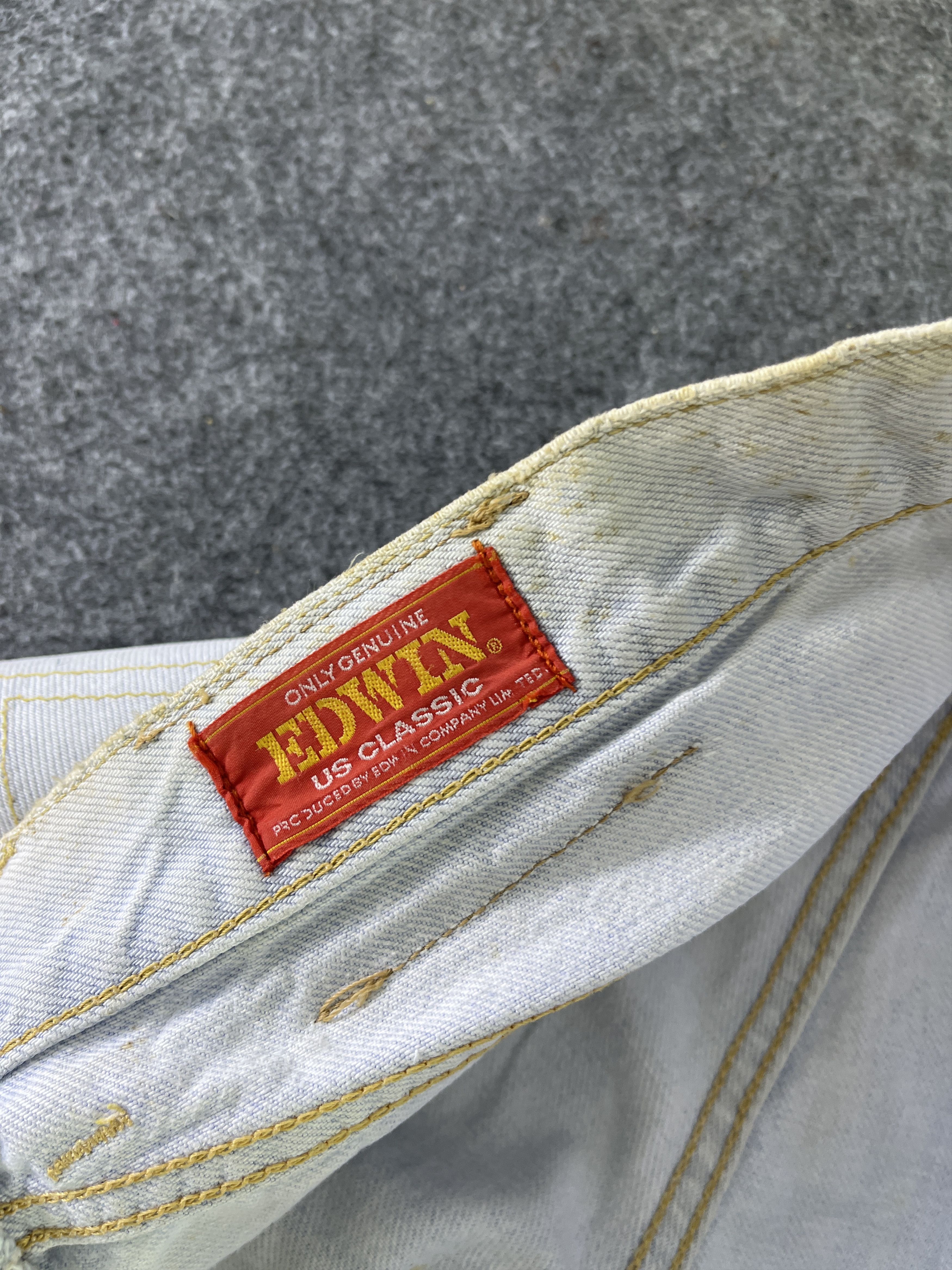 Edwin × Vintage EDWIN US Classic White Jeans - J869 Size US 32 / EU 48 - 8 Thumbnail
