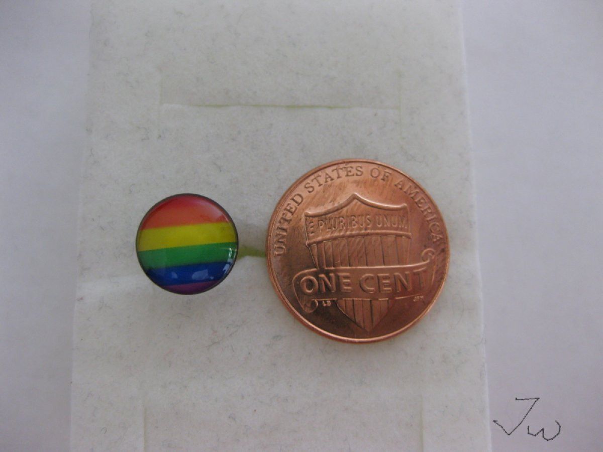 Jewelry Rainbow stainless steel Stud Earrings Size ONE SIZE - 3 Thumbnail