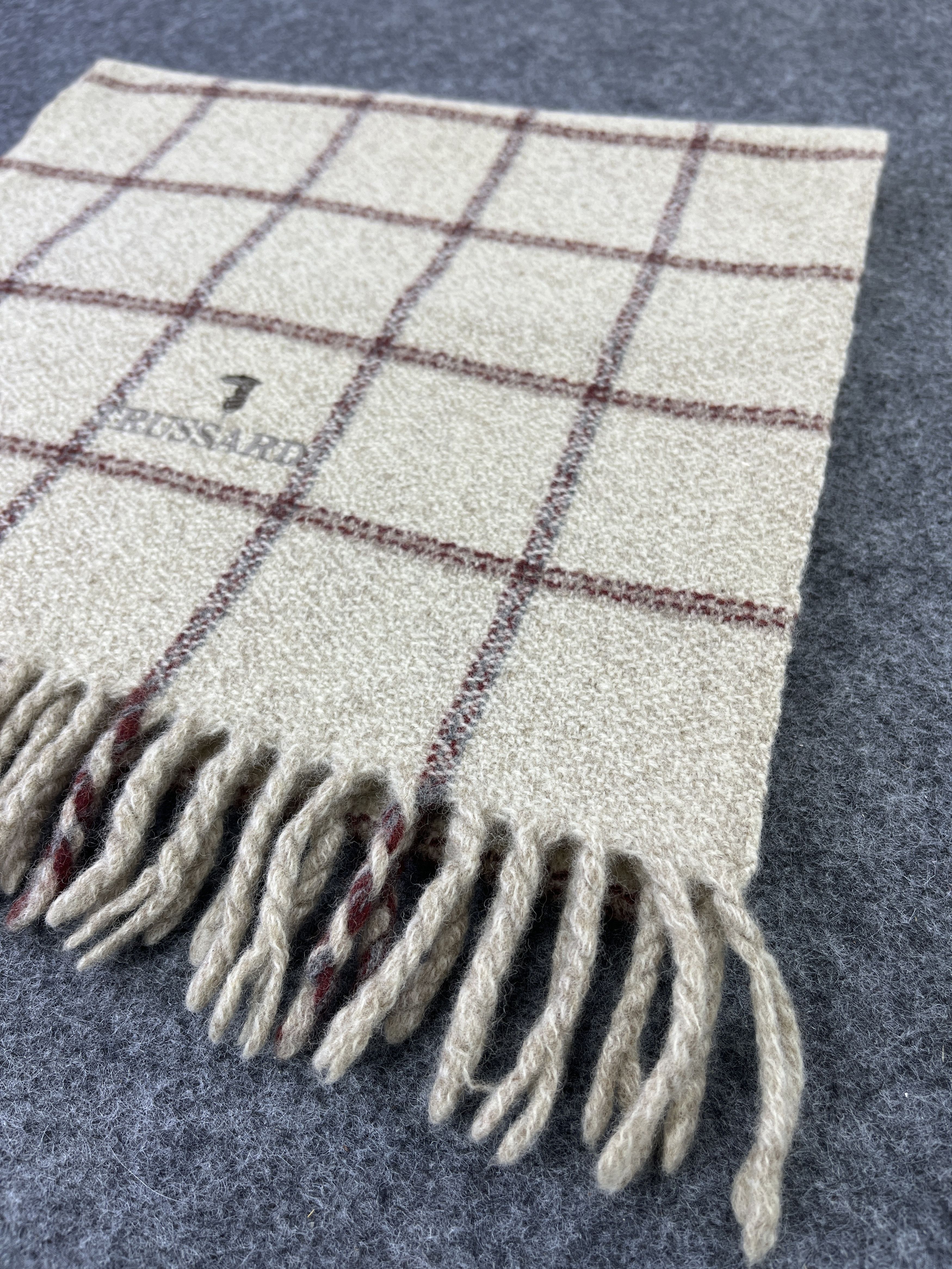 Trussardi × Vintage TRUSSARDI WOOL SCARVES / MUFFLER / NECKWEAR T325 Size ONE SIZE - 5 Thumbnail
