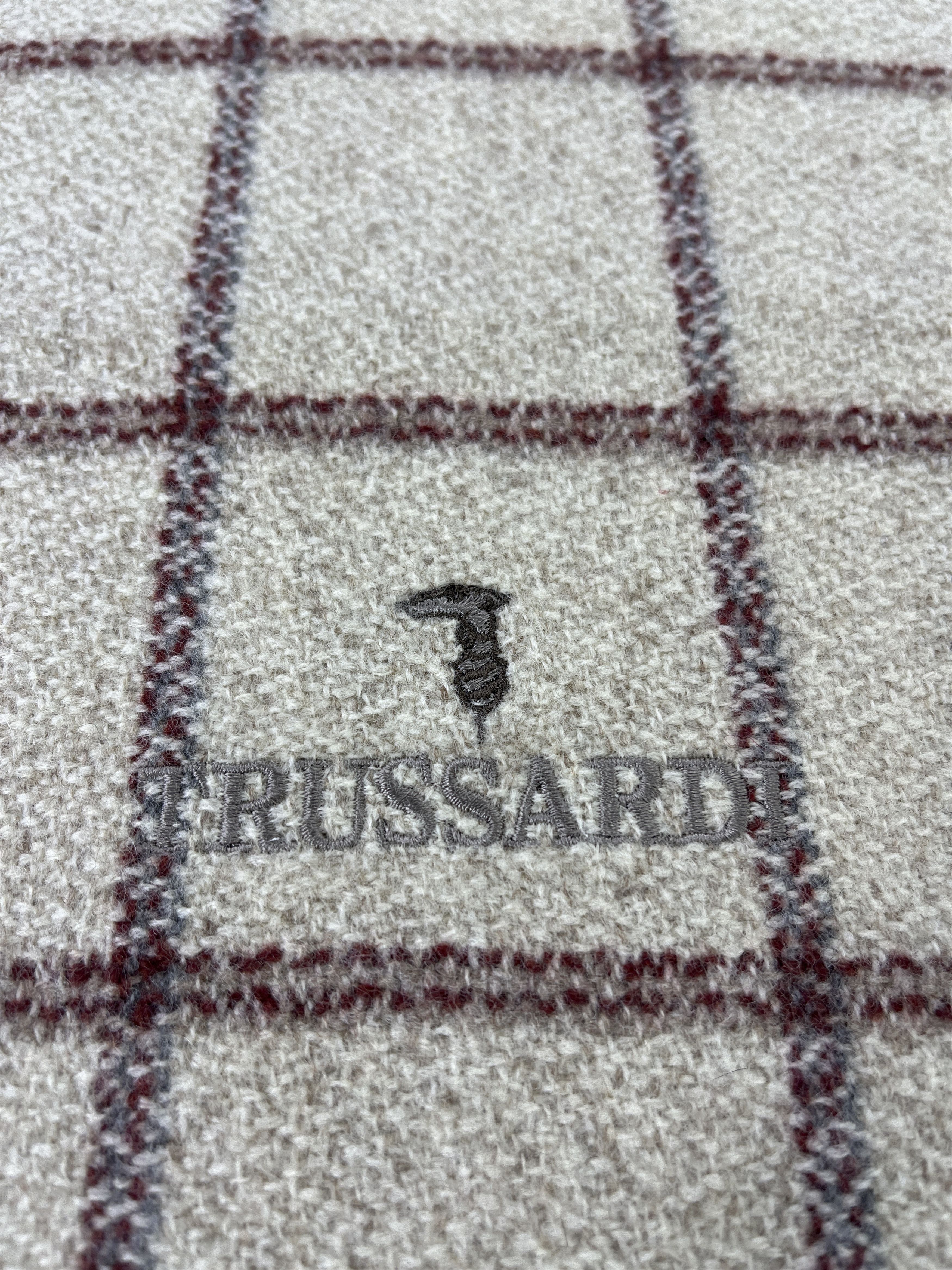Trussardi × Vintage TRUSSARDI WOOL SCARVES / MUFFLER / NECKWEAR T325 Size ONE SIZE - 8 Thumbnail