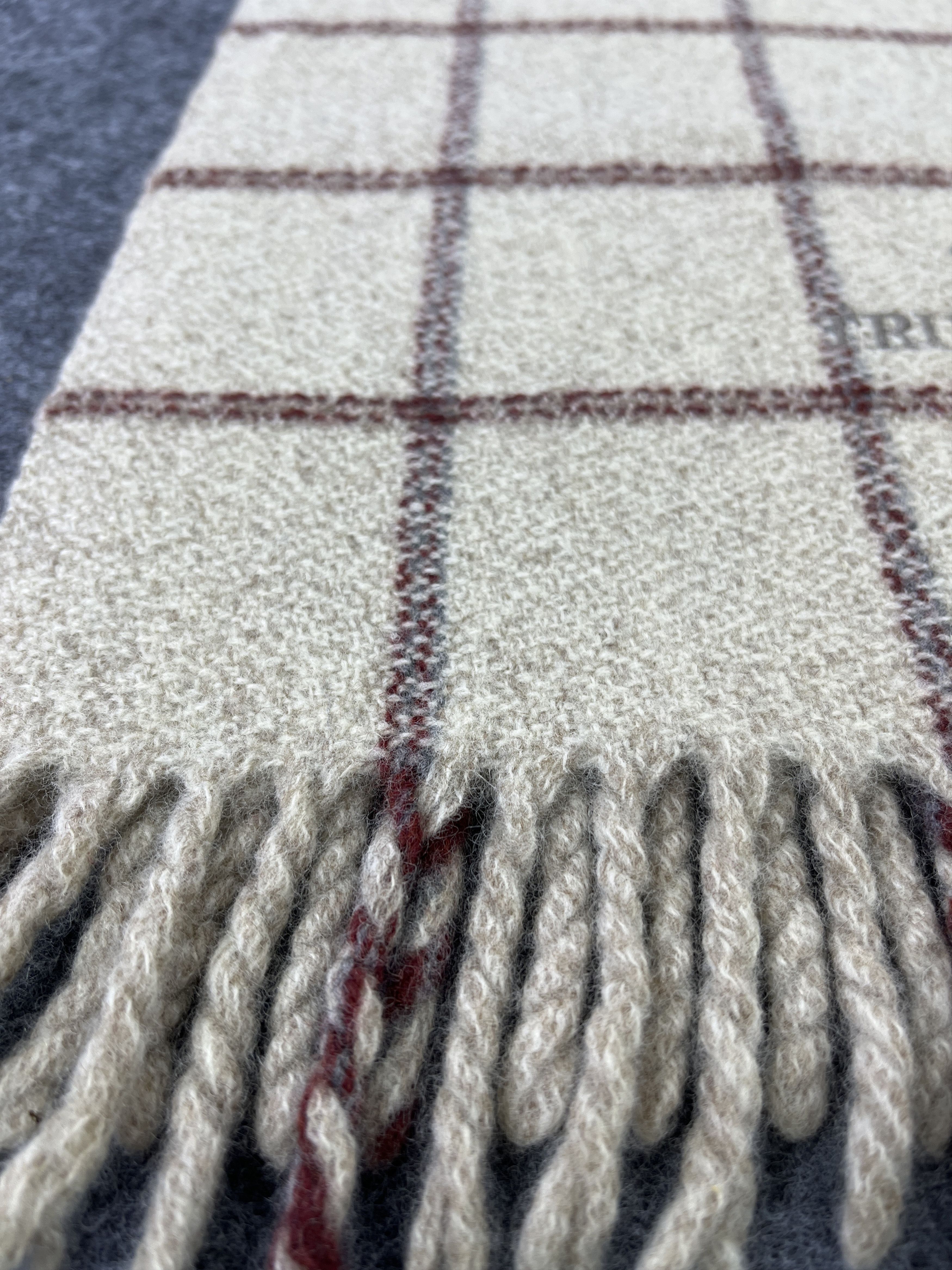 Trussardi × Vintage TRUSSARDI WOOL SCARVES / MUFFLER / NECKWEAR T325 Size ONE SIZE - 7 Thumbnail