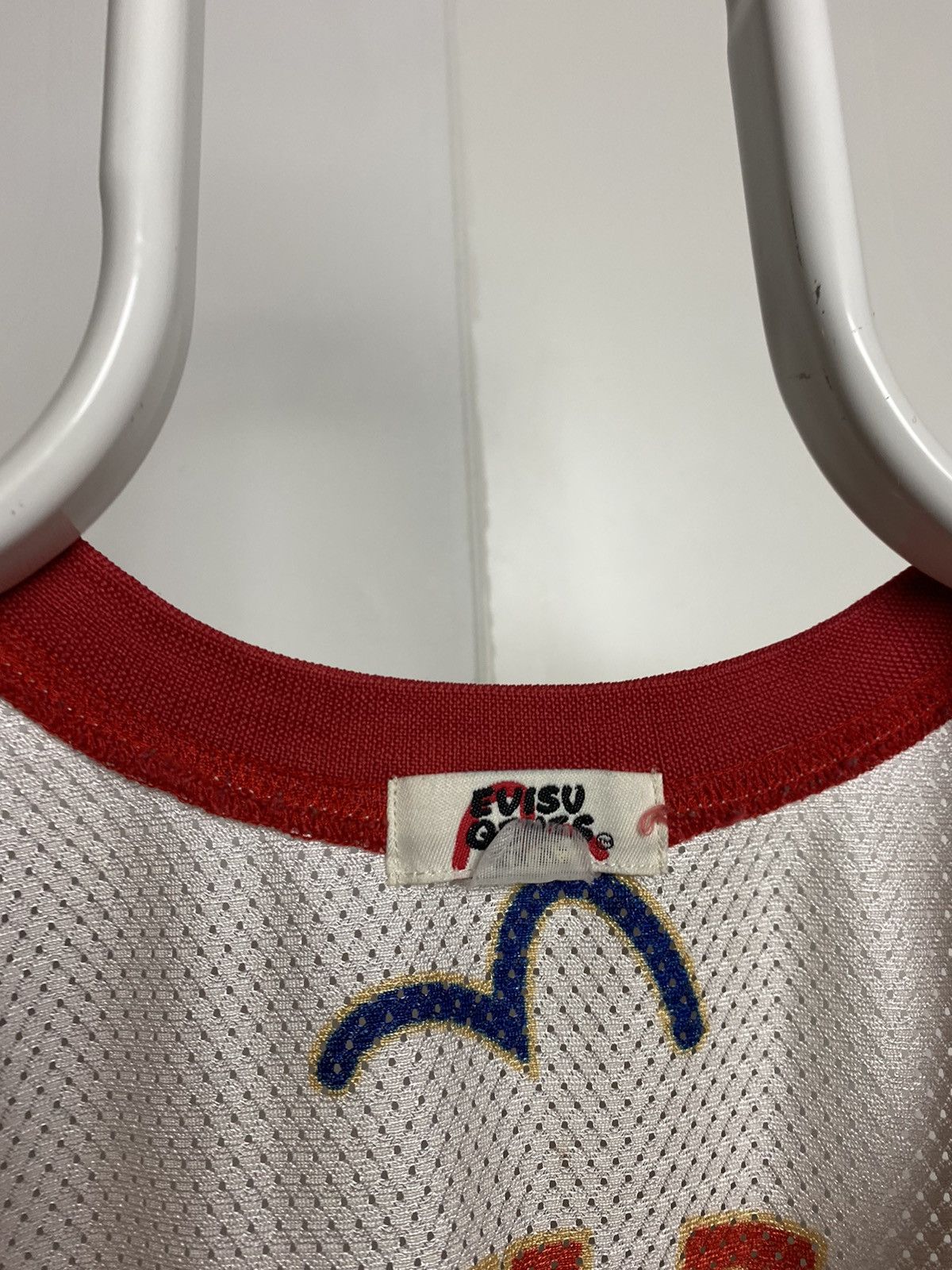 Evisu Evisu Jersey basketball 23 vintage very rare white red Size US L / EU 52-54 / 3 - 4 Thumbnail