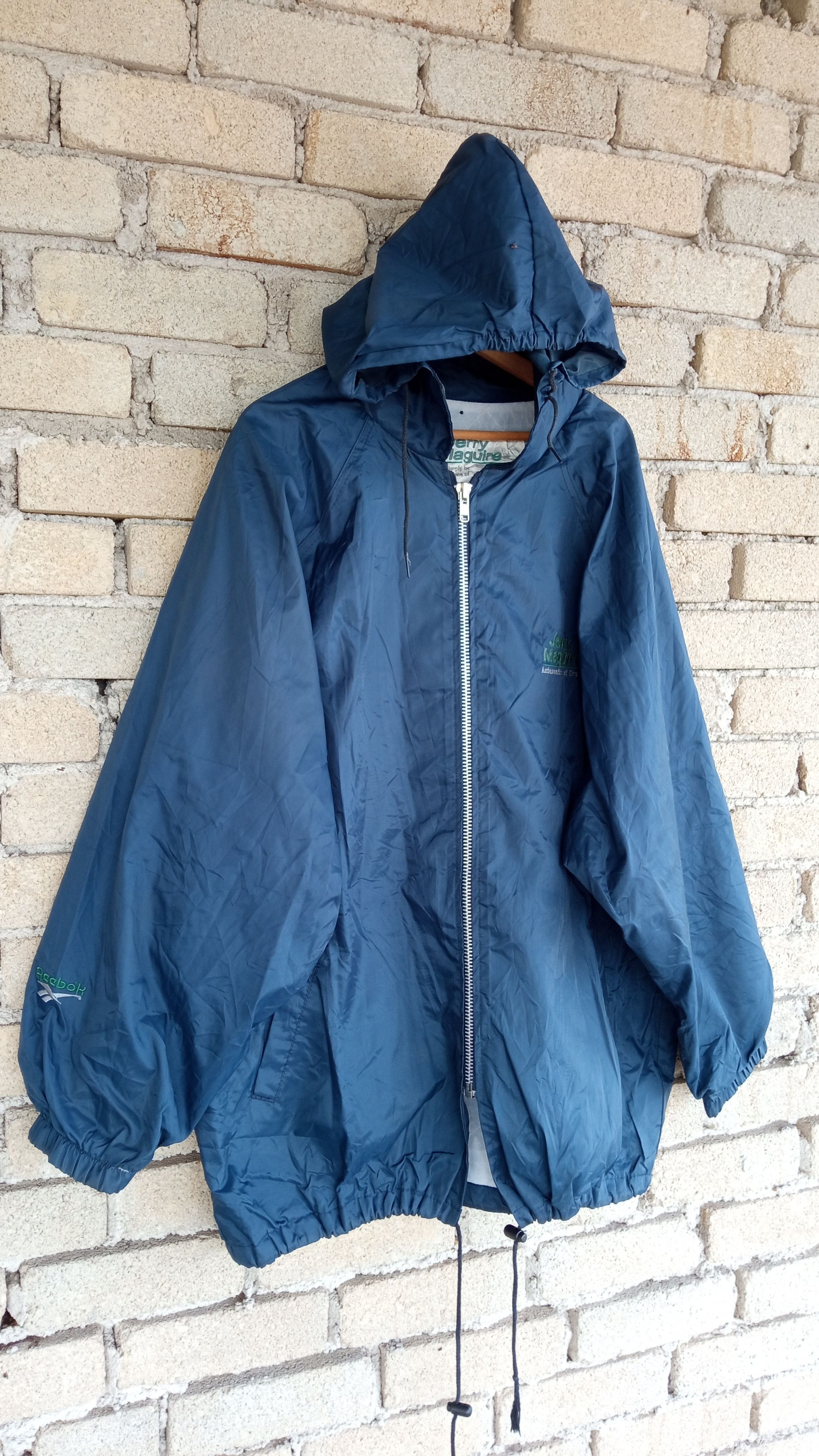 Reebok × Vintage 🔥🔥Vintage 1996 Reebok x Jerry Maguire Hoodie Jacket Size US L / EU 52-54 / 3 - 2 Thumbnail
