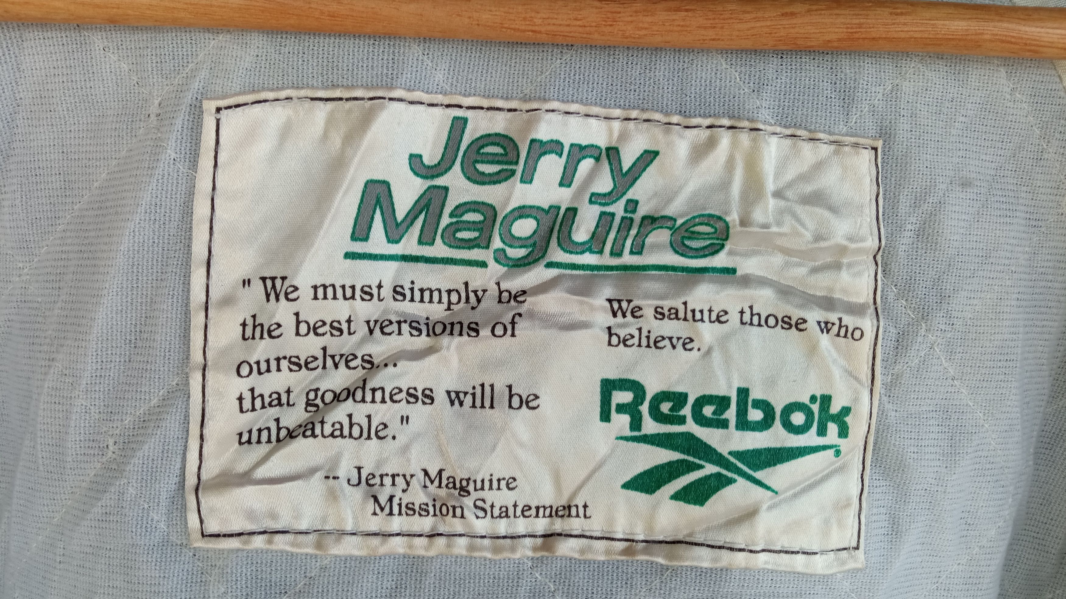Reebok × Vintage 🔥🔥Vintage 1996 Reebok x Jerry Maguire Hoodie Jacket Size US L / EU 52-54 / 3 - 11 Thumbnail