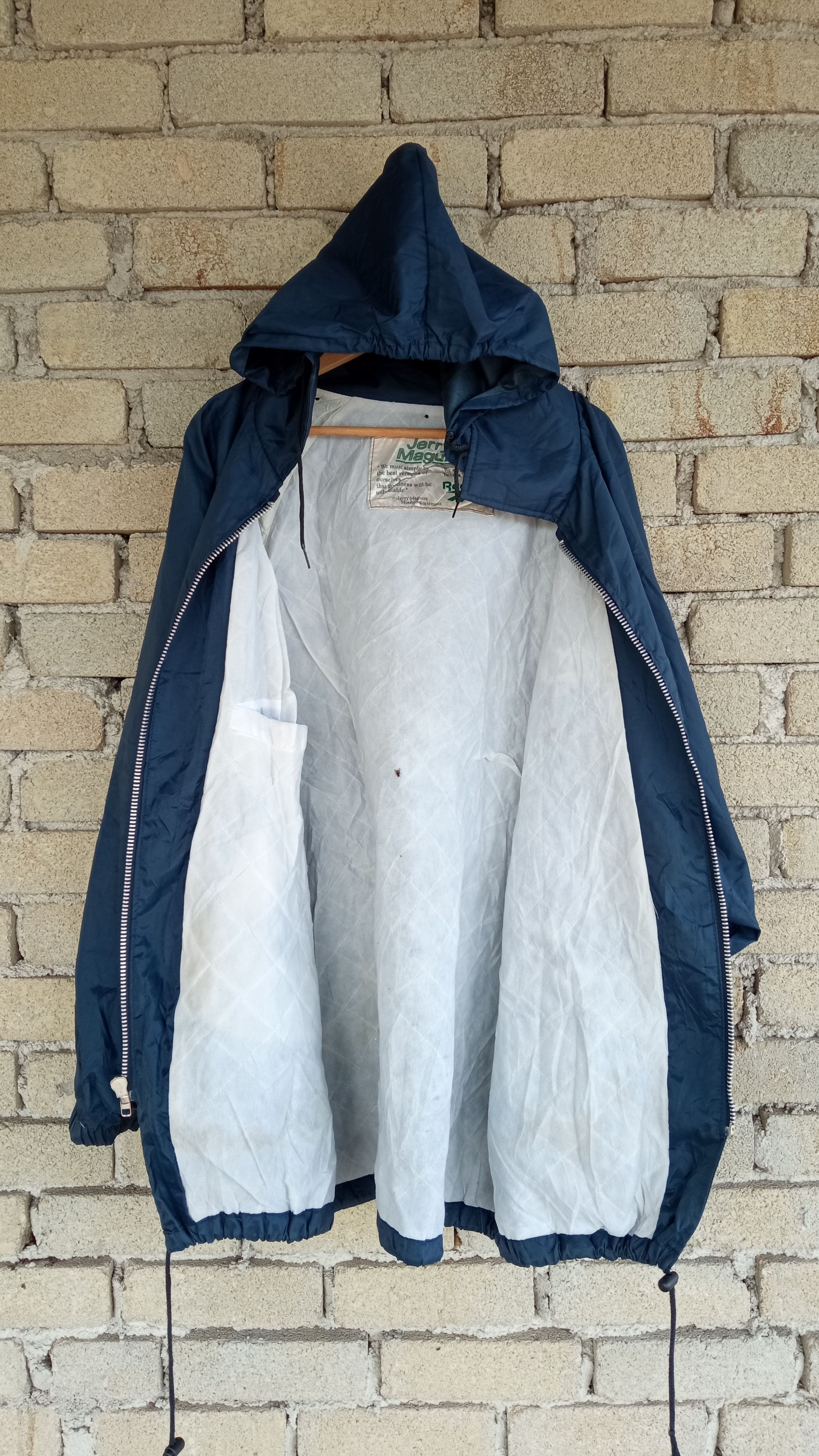 Reebok × Vintage 🔥🔥Vintage 1996 Reebok x Jerry Maguire Hoodie Jacket Size US L / EU 52-54 / 3 - 9 Thumbnail