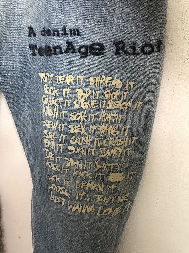 Levi's VTG 2002 Levi's Engineered Japan Regular Denim Riot Jeans Size US 31 - 9 Thumbnail