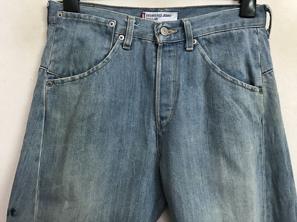 Levi's VTG 2002 Levi's Engineered Japan Regular Denim Riot Jeans Size US 31 - 11 Thumbnail