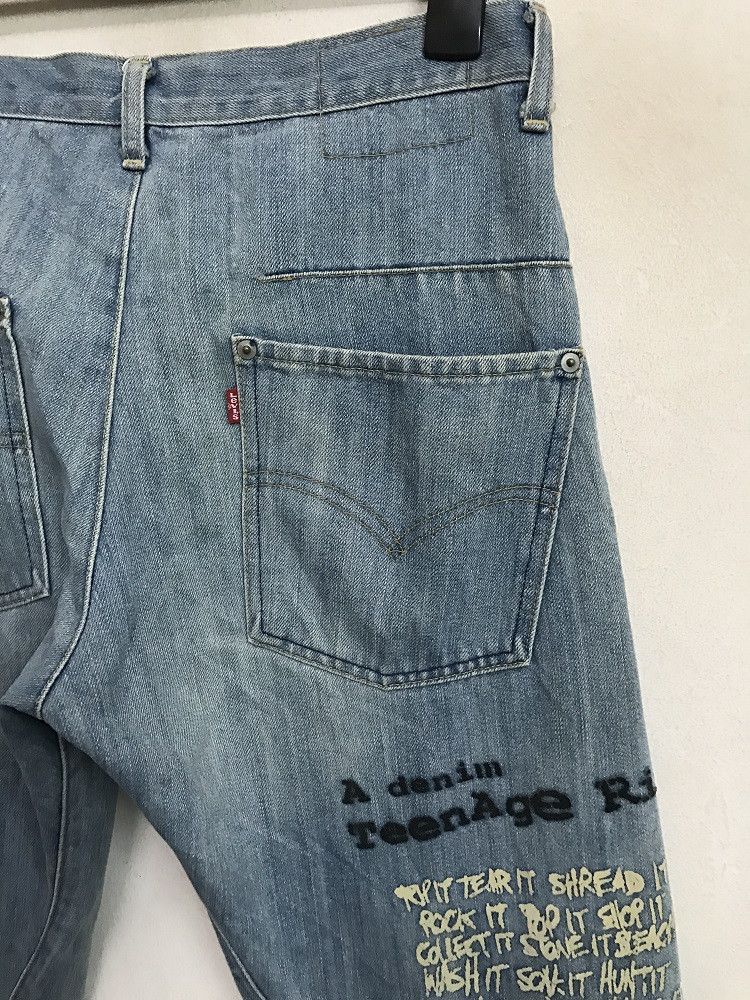 Levi's VTG 2002 Levi's Engineered Japan Regular Denim Riot Jeans Size US 31 - 3 Thumbnail