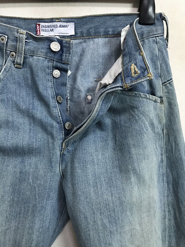 Levi's VTG 2002 Levi's Engineered Japan Regular Denim Riot Jeans Size US 31 - 12 Thumbnail