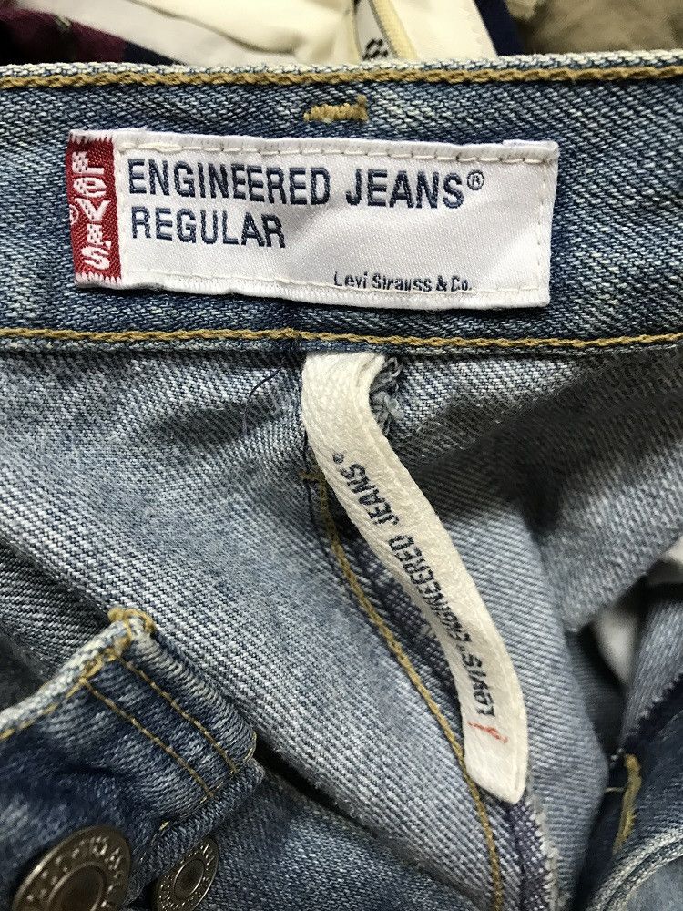 Levi's VTG 2002 Levi's Engineered Japan Regular Denim Riot Jeans Size US 31 - 17 Thumbnail