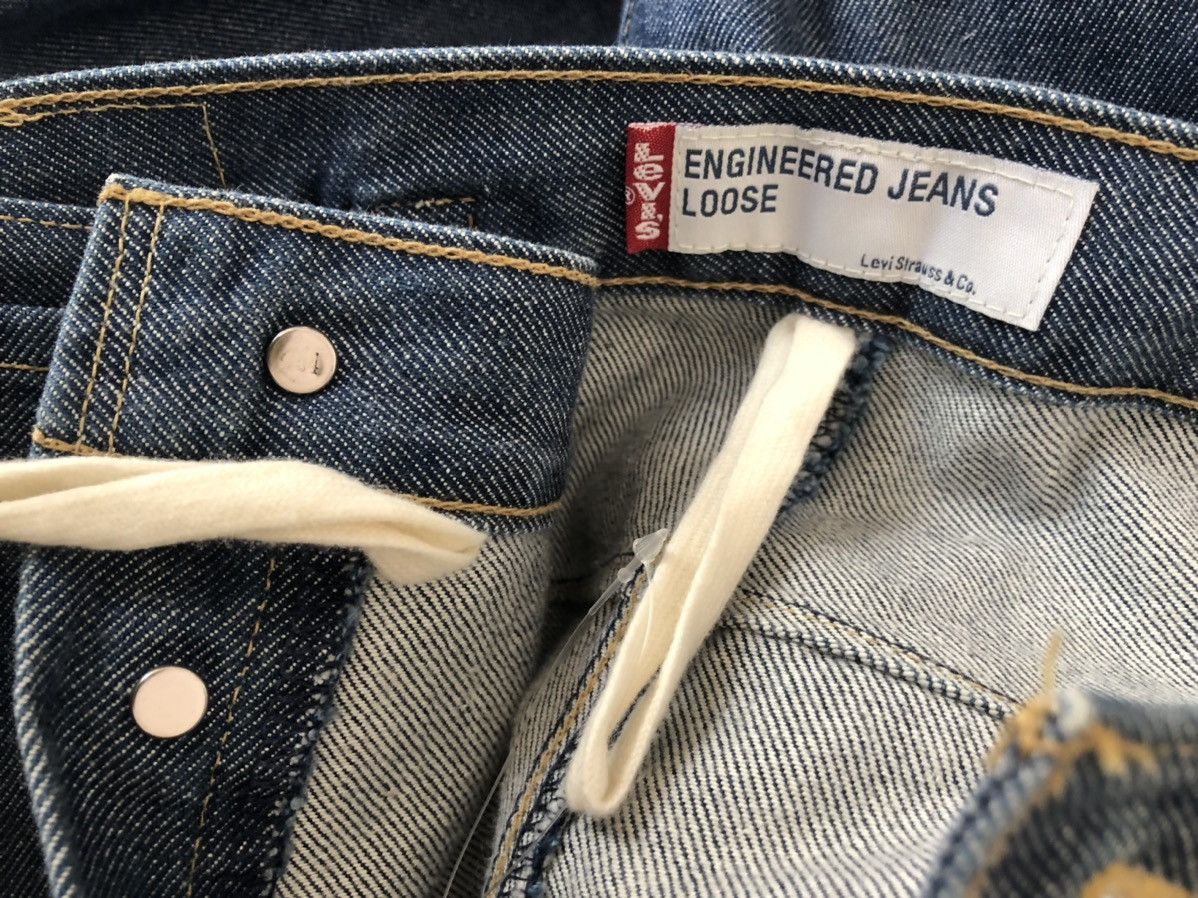 Japanese Brand 2000 Levi’s Engineered Jeans Buckle Back Loose Denim Size US 30 / EU 46 - 23 Thumbnail