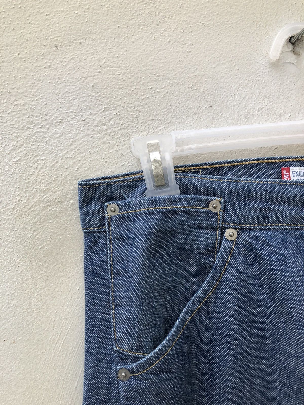 Japanese Brand 2000 Levi’s Engineered Jeans Buckle Back Loose Denim Size US 30 / EU 46 - 8 Thumbnail