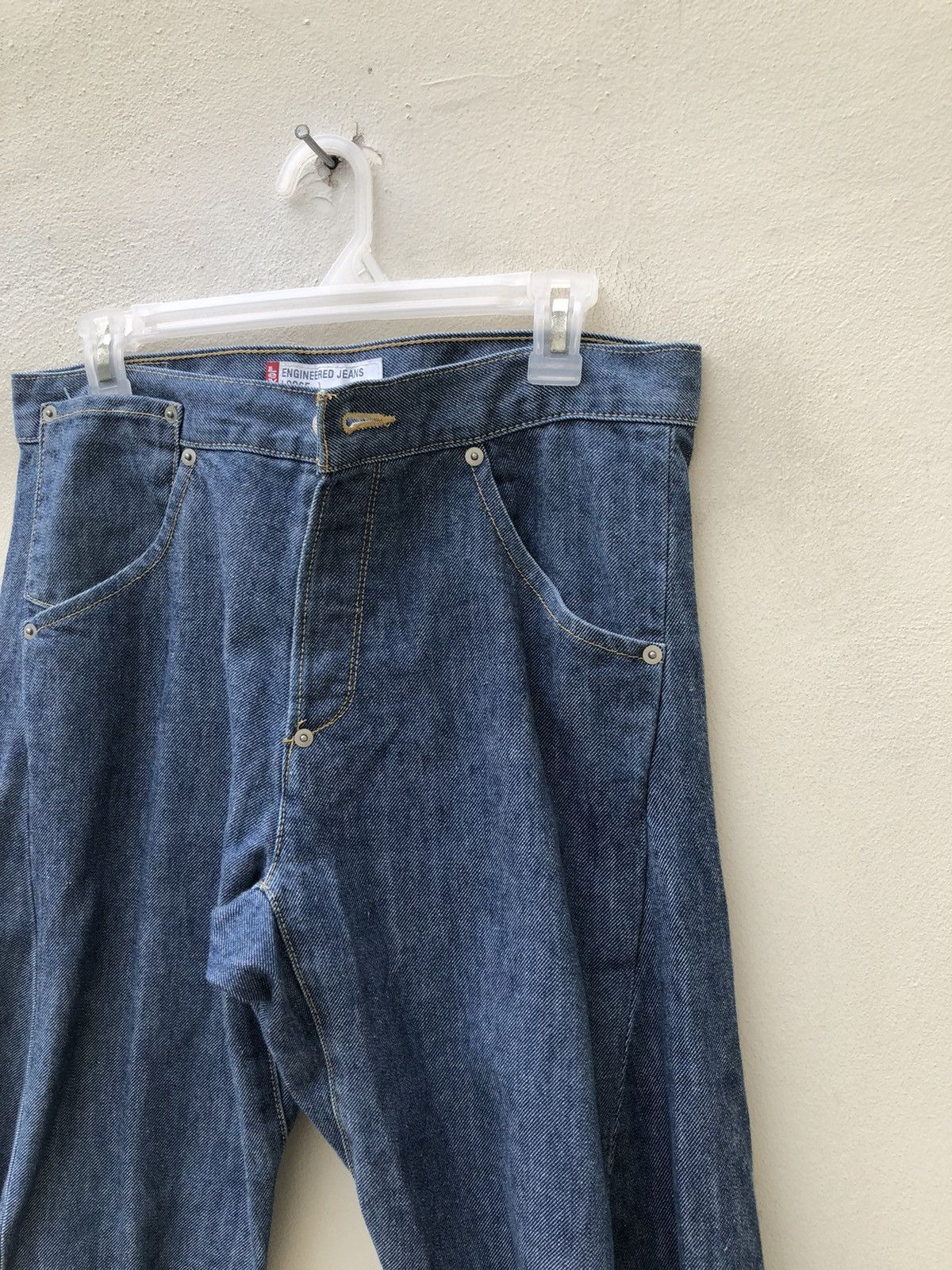 Japanese Brand 2000 Levi’s Engineered Jeans Buckle Back Loose Denim Size US 30 / EU 46 - 12 Thumbnail