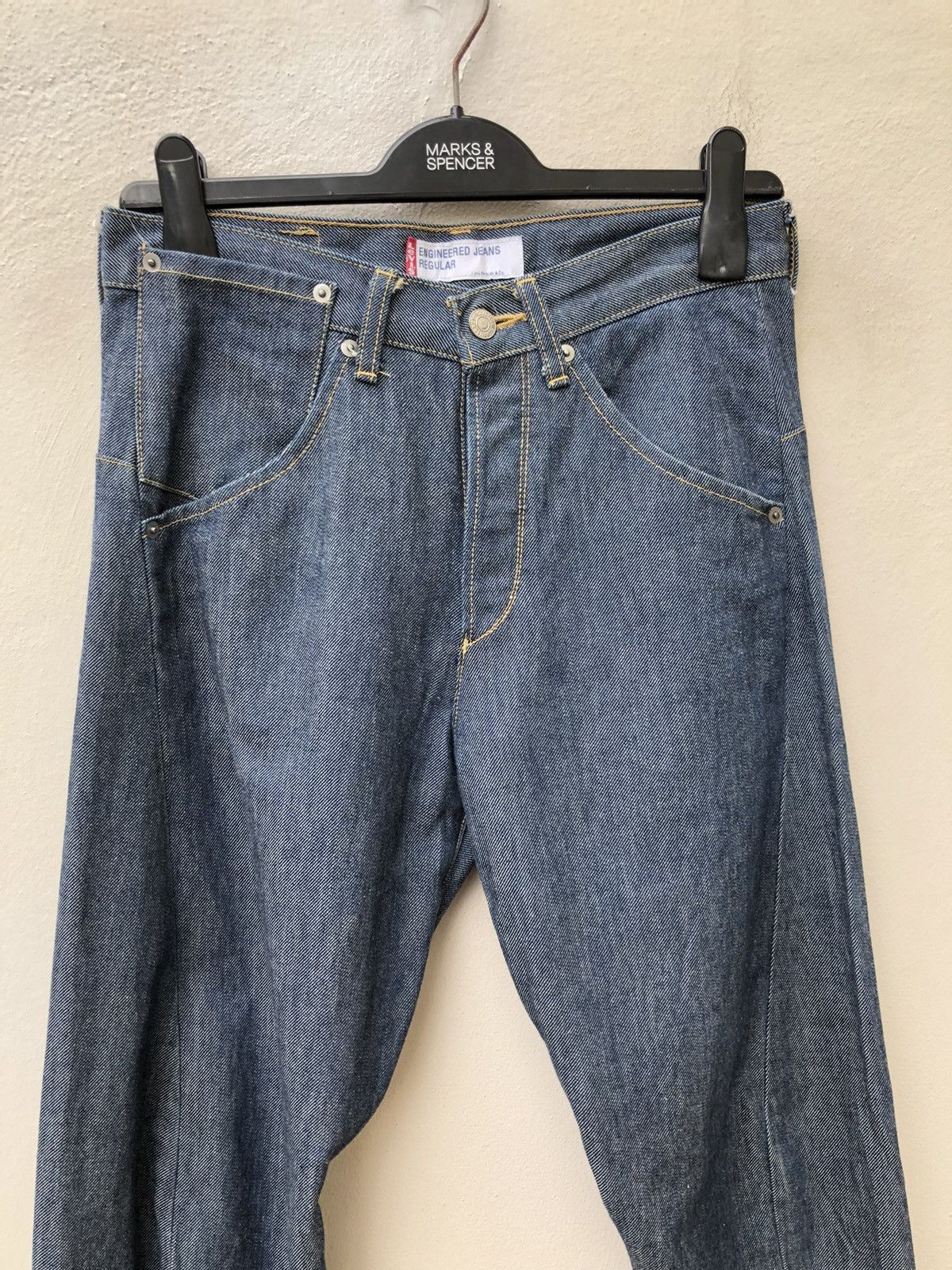 Japanese Brand Vintage Levi’s Engineered Jeans Japan Regular Denim Size US 29 - 7 Thumbnail