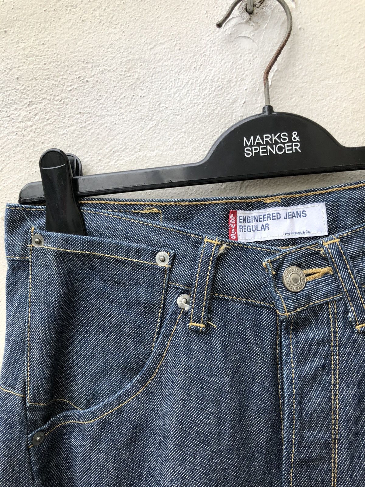 Japanese Brand Vintage Levi’s Engineered Jeans Japan Regular Denim Size US 29 - 8 Thumbnail