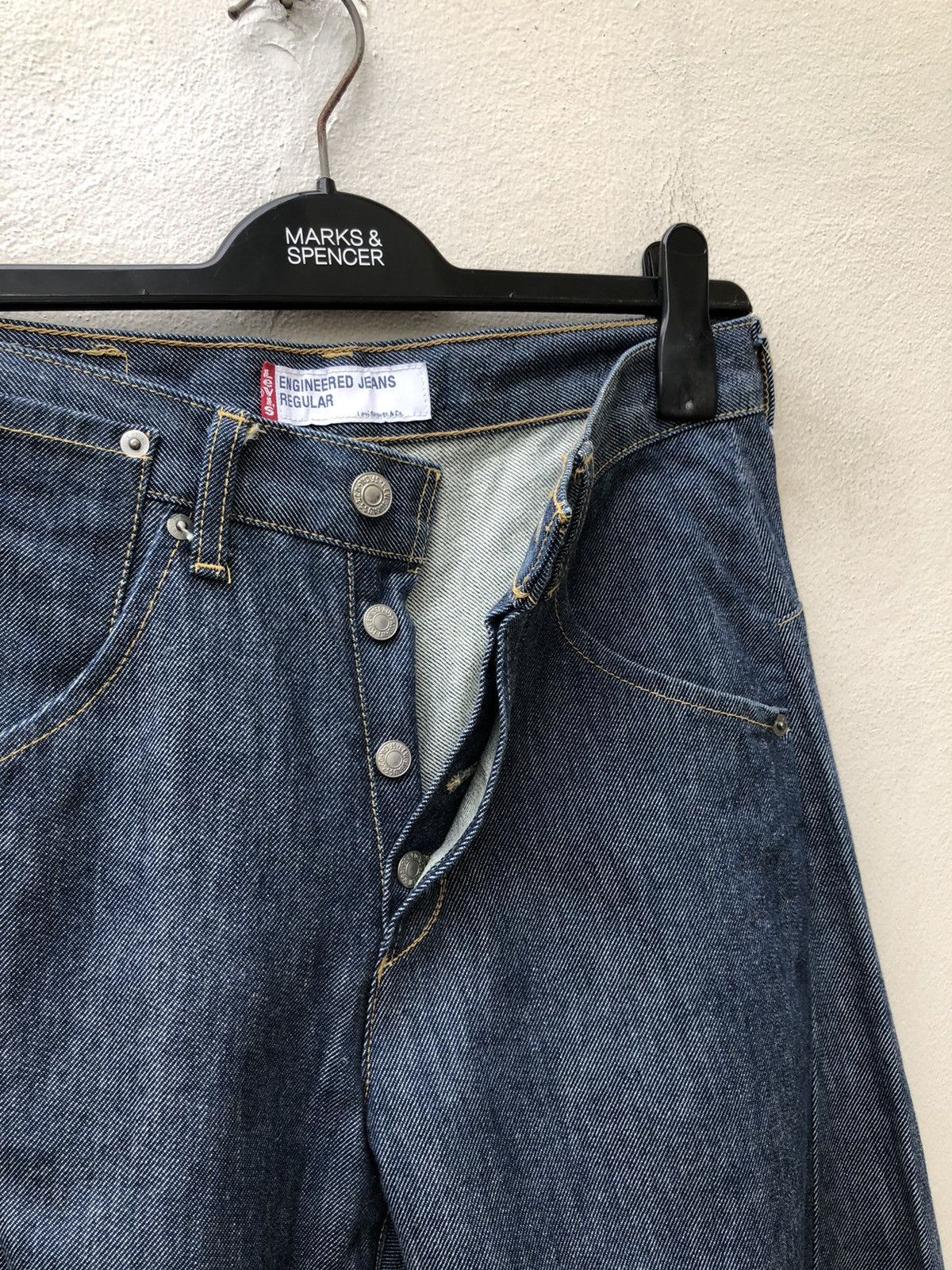 Japanese Brand Vintage Levi’s Engineered Jeans Japan Regular Denim Size US 29 - 9 Thumbnail