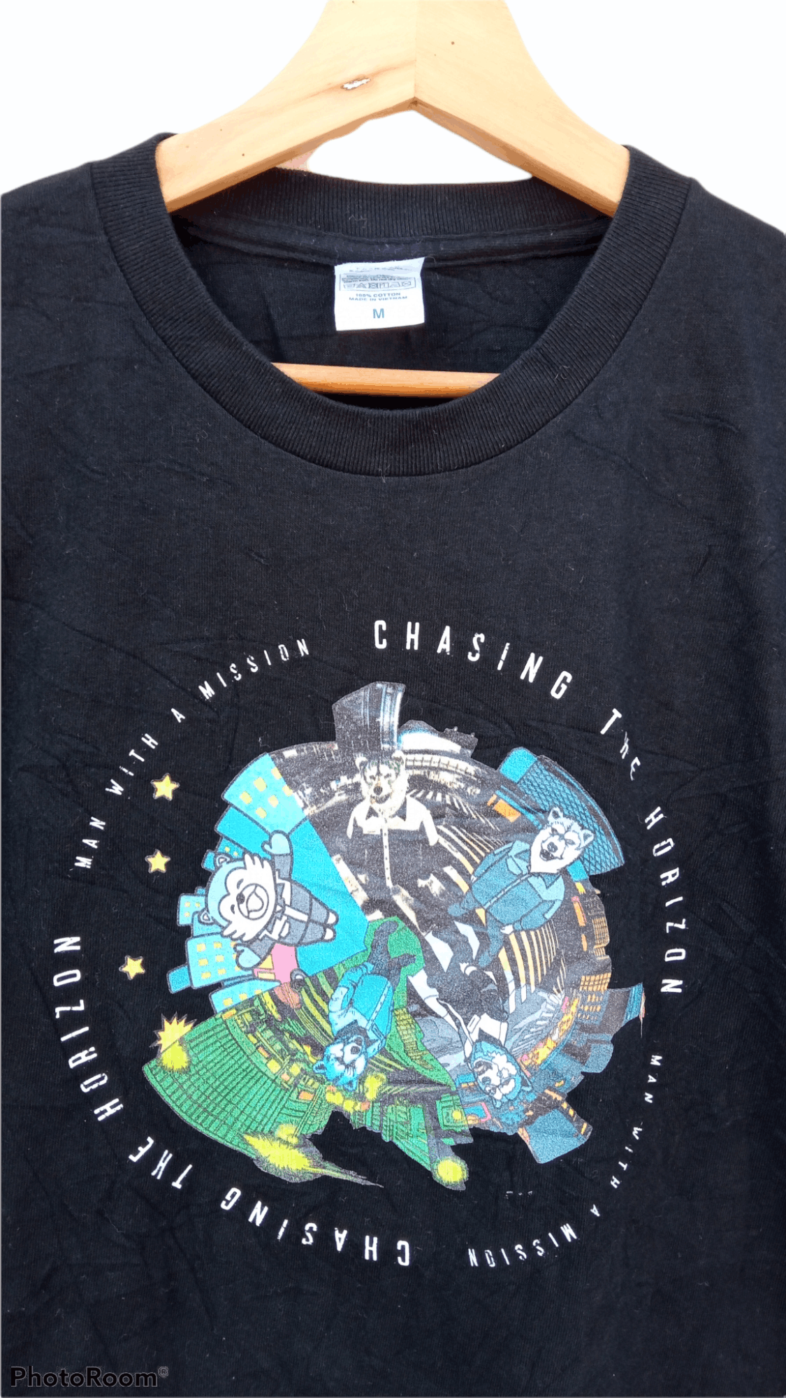 Band Tees × Japanese Brand × Vintage 🔥🔥Japanese Rock Band Man With A Mission T-Shirt Size US M / EU 48-50 / 2 - 16 Thumbnail