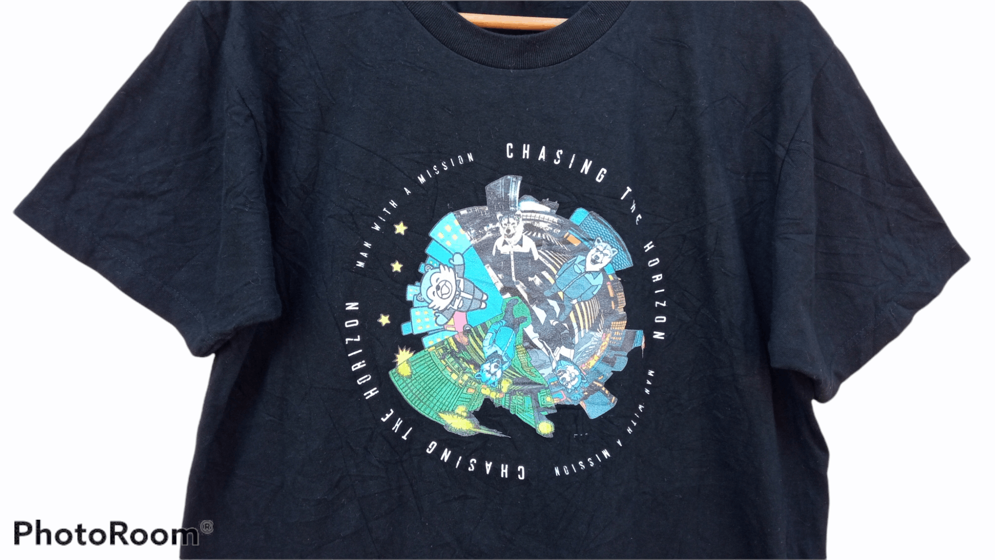 Band Tees × Japanese Brand × Vintage 🔥🔥Japanese Rock Band Man With A Mission T-Shirt Size US M / EU 48-50 / 2 - 13 Thumbnail