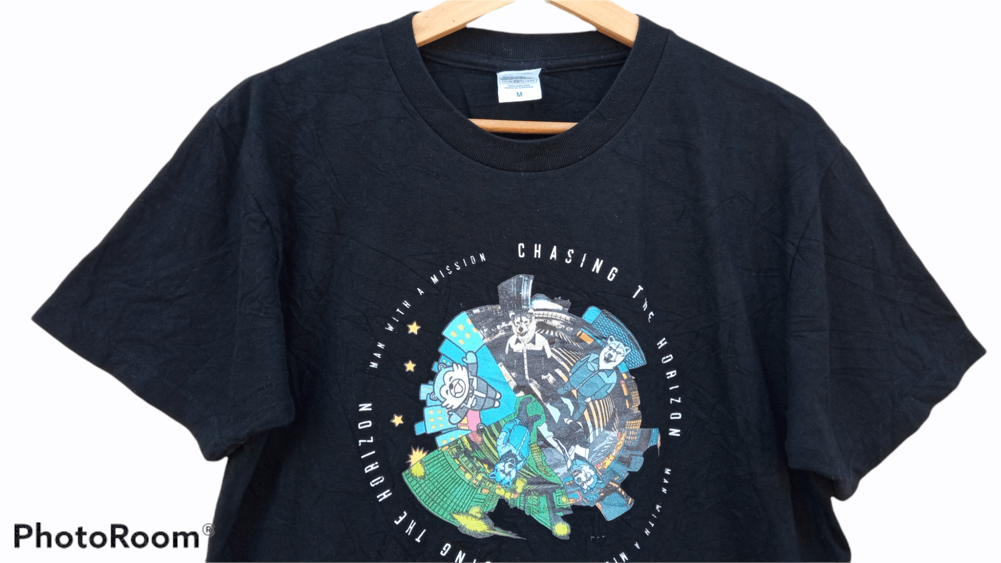 Band Tees × Japanese Brand × Vintage 🔥🔥Japanese Rock Band Man With A Mission T-Shirt Size US M / EU 48-50 / 2 - 12 Thumbnail