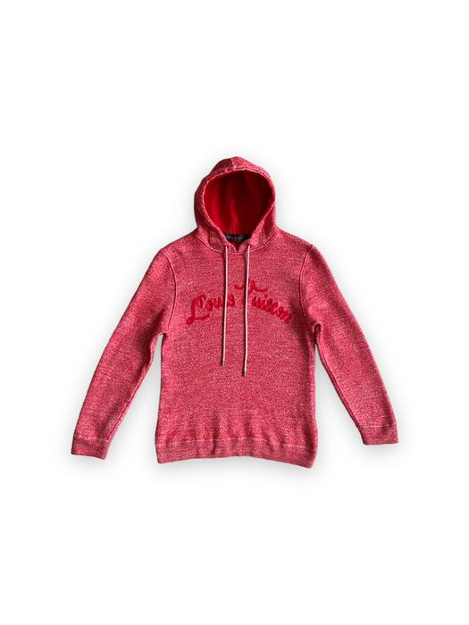 Louis Vuitton Red Embroidered Hoodie