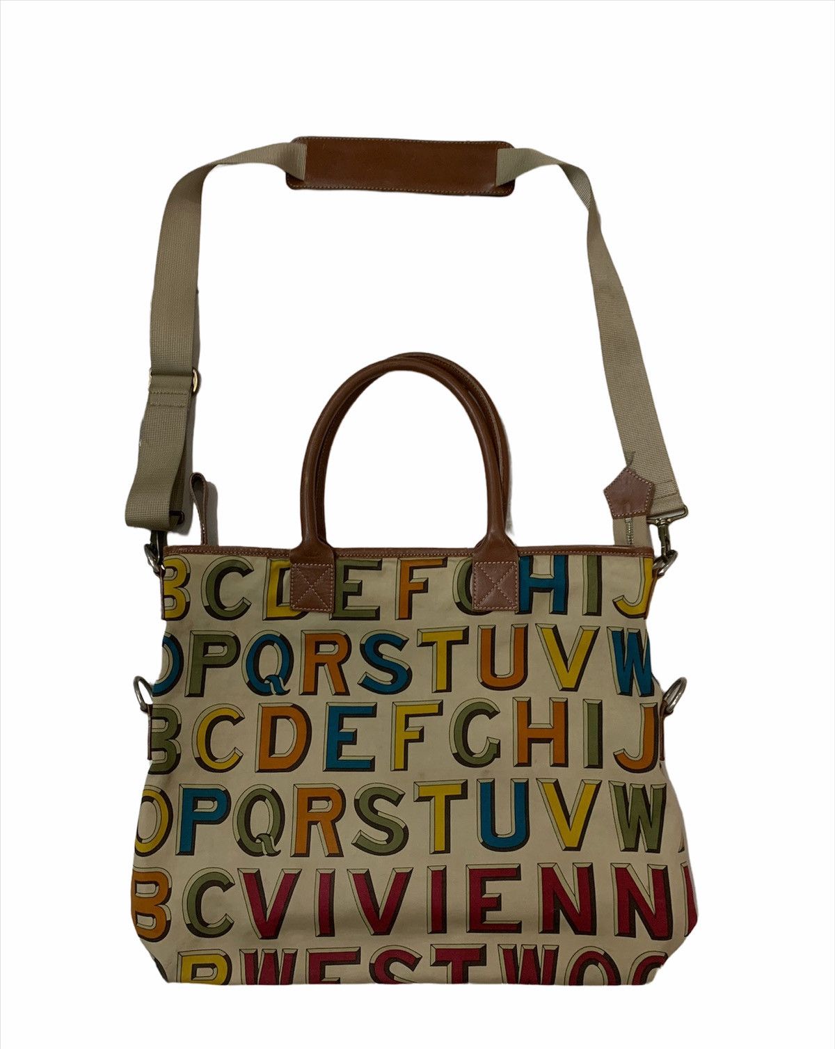 Archival Clothing x Seditionaries Vivienne Westwood Alphabet Letter Two Way Shoulder Bag, Men's