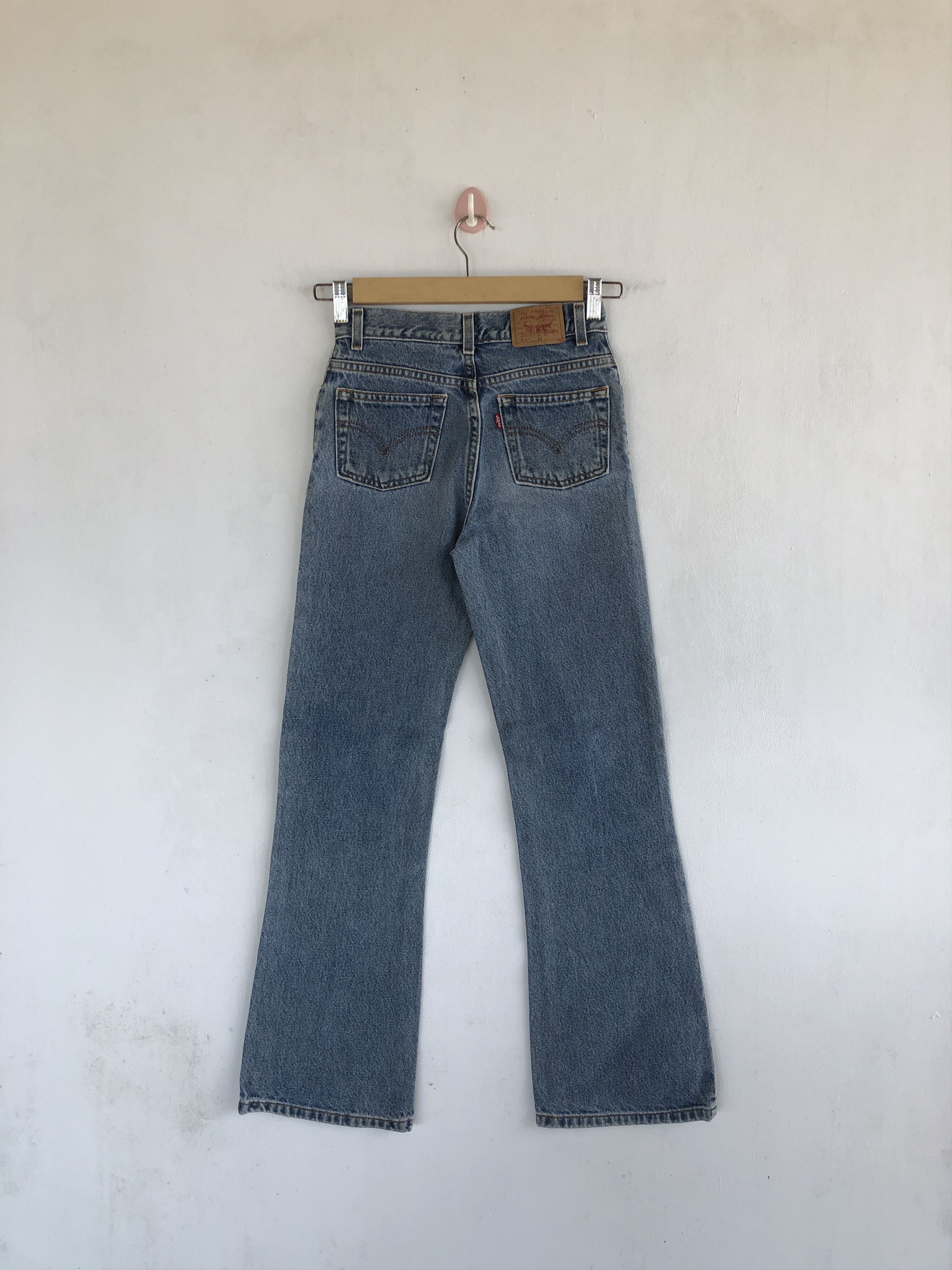 If Six Was Nine Vintage Levi's Flare Jeans Levis 517 Bell Bottom Denim Size 32" / US 10 / IT 46 - 2 Thumbnail