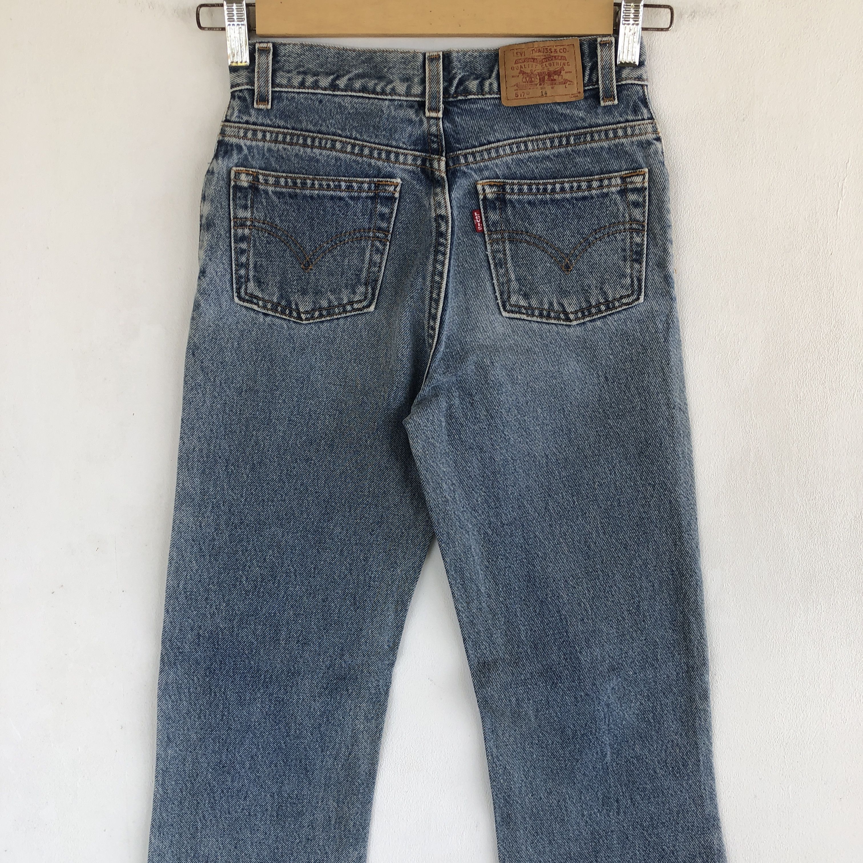 If Six Was Nine Vintage Levi's Flare Jeans Levis 517 Bell Bottom Denim Size 32" / US 10 / IT 46 - 6 Thumbnail