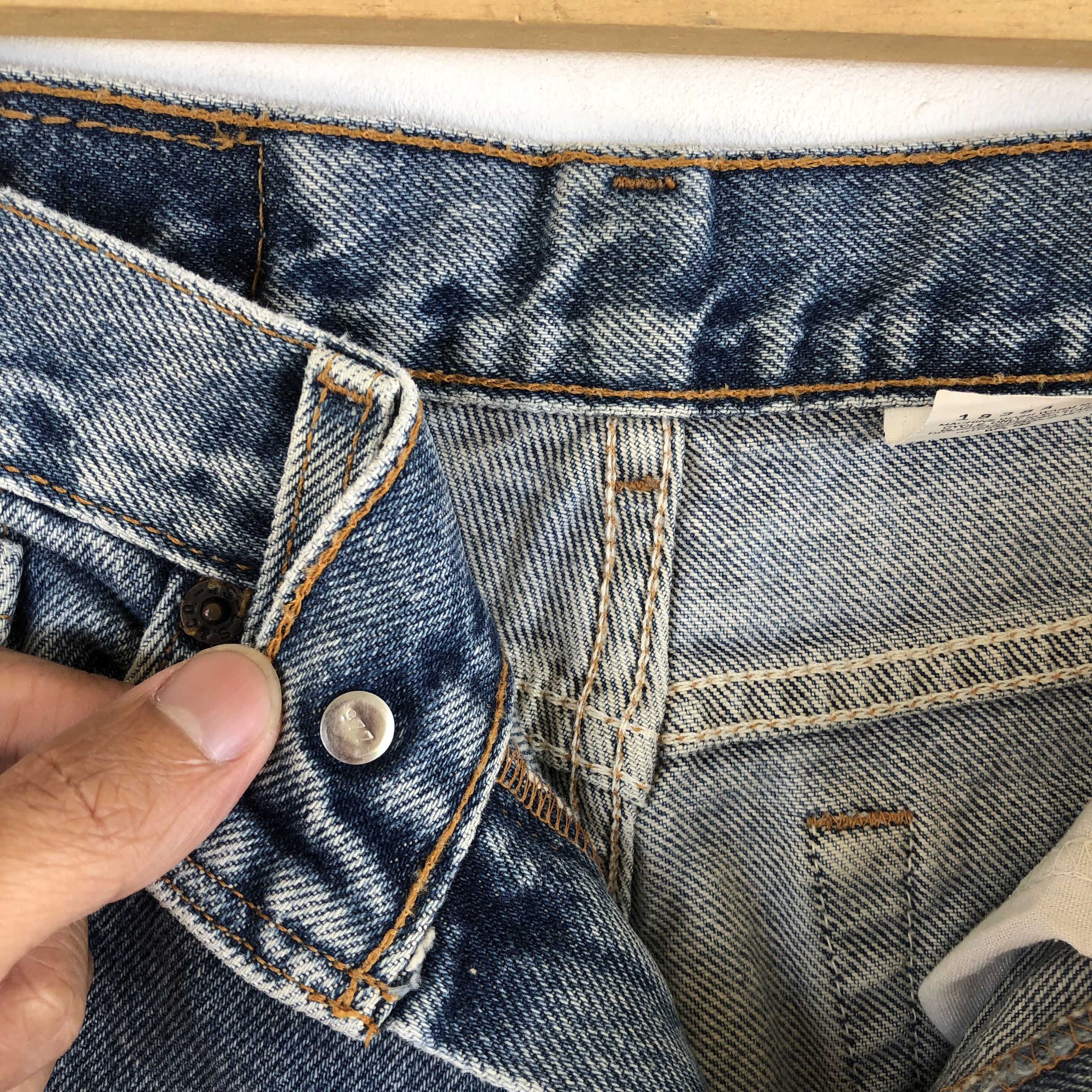 If Six Was Nine Vintage Levi's Flare Jeans Levis 517 Bell Bottom Denim Size 32" / US 10 / IT 46 - 9 Thumbnail