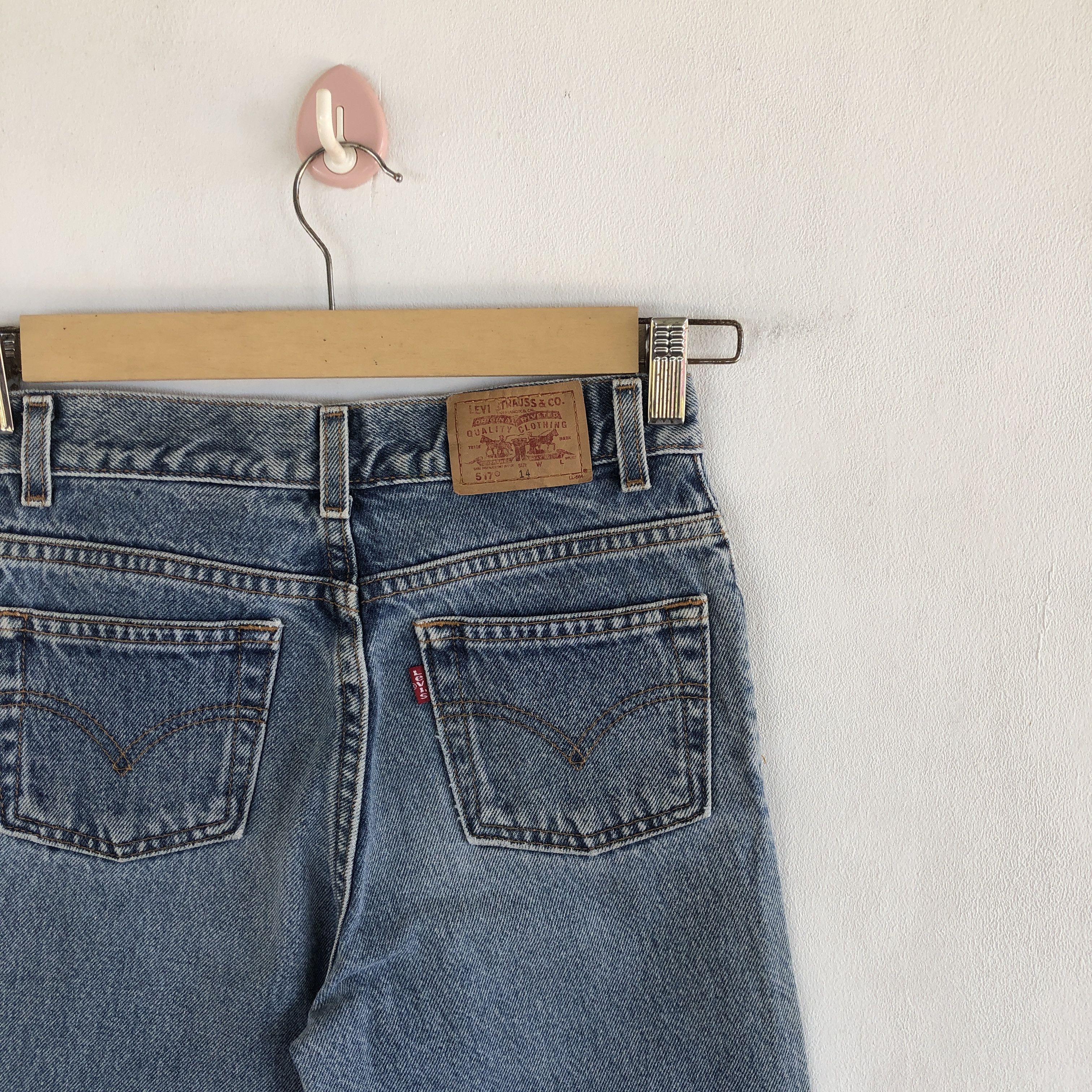 If Six Was Nine Vintage Levi's Flare Jeans Levis 517 Bell Bottom Denim Size 32" / US 10 / IT 46 - 7 Thumbnail
