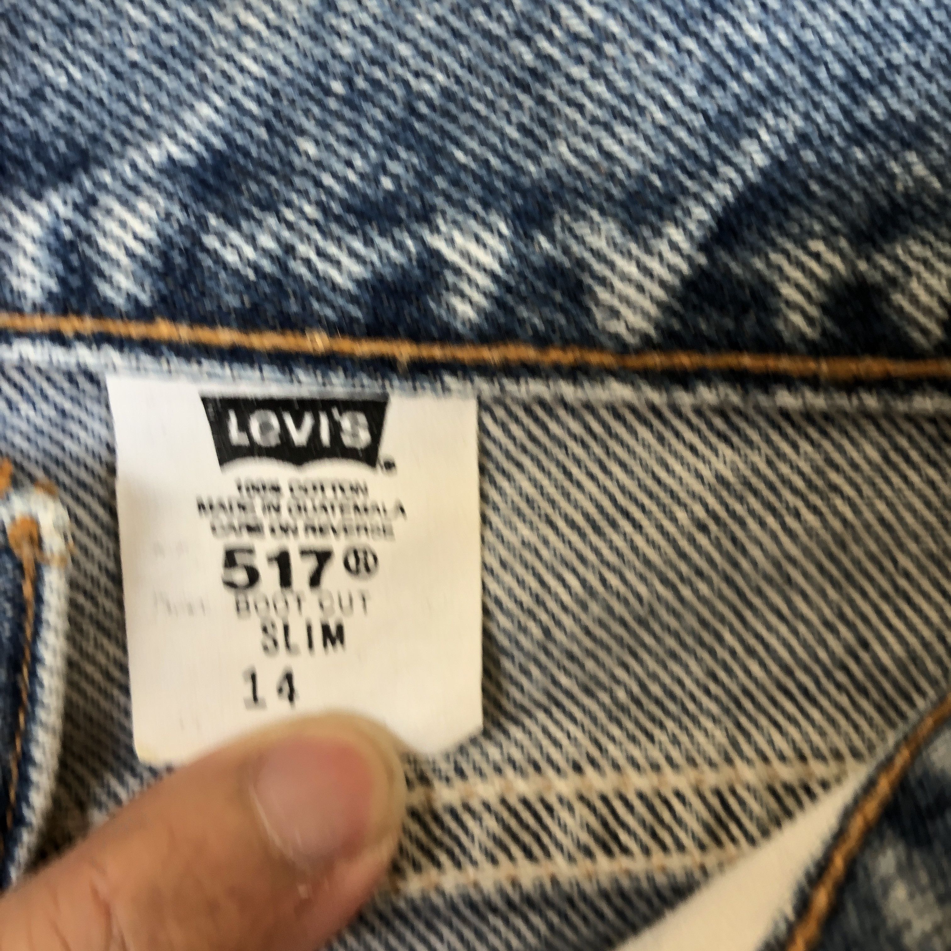 If Six Was Nine Vintage Levi's Flare Jeans Levis 517 Bell Bottom Denim Size 32" / US 10 / IT 46 - 12 Thumbnail