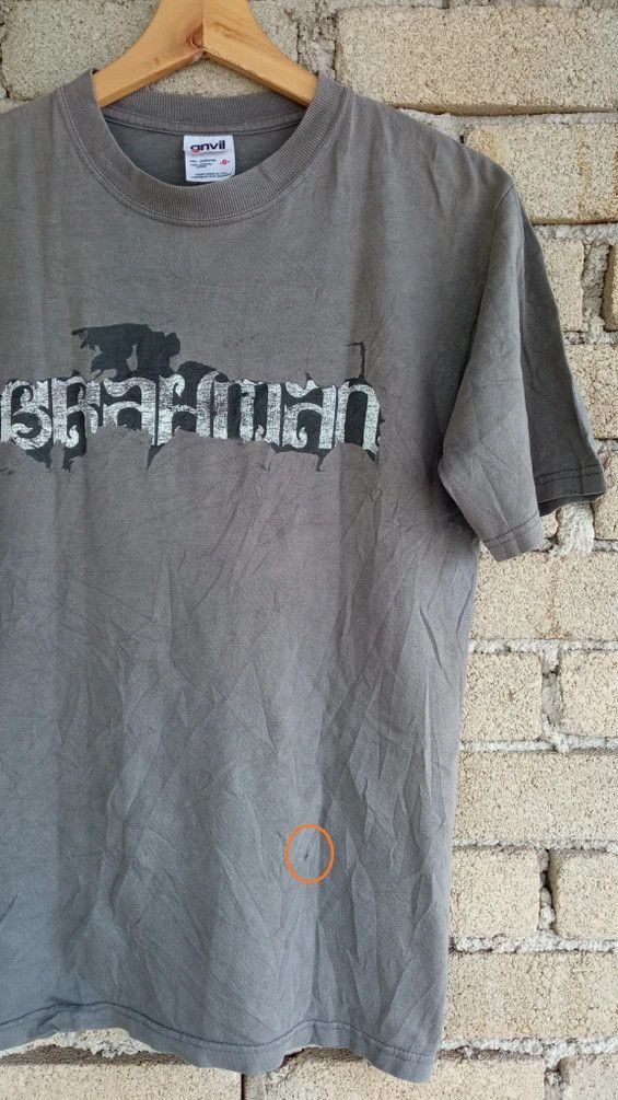Band Tees × Japanese Brand × Vintage 🔥🔥Japanese Rock Band Brahman Spellout Logo T-Shirt Size US S / EU 44-46 / 1 - 3 Thumbnail