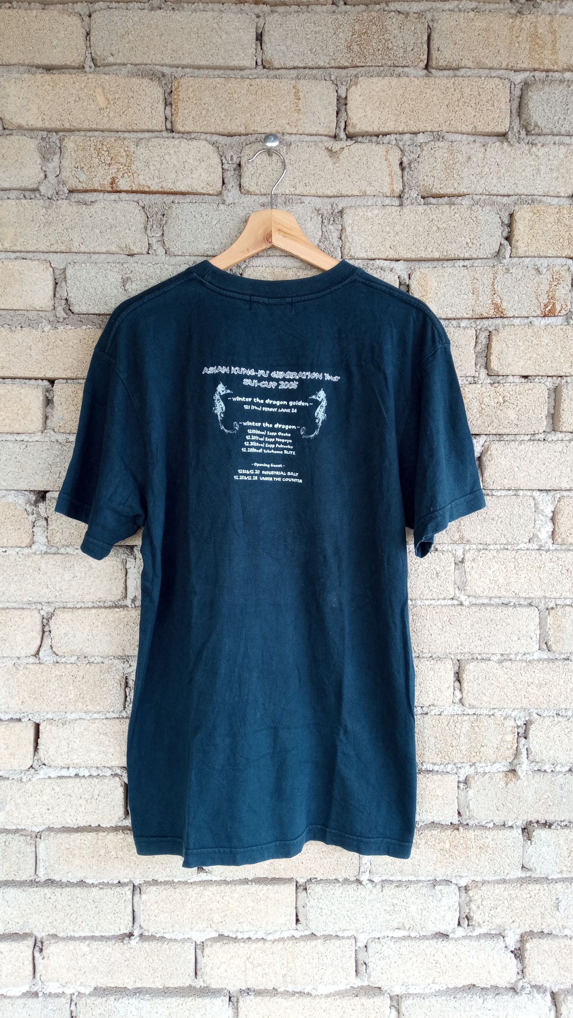 Band Tees × Japanese Brand × Vintage 🔥🔥Vtg Japanese Rock Band Asian Kungfu Generation T-Shirt Size US M / EU 48-50 / 2 - 13 Thumbnail