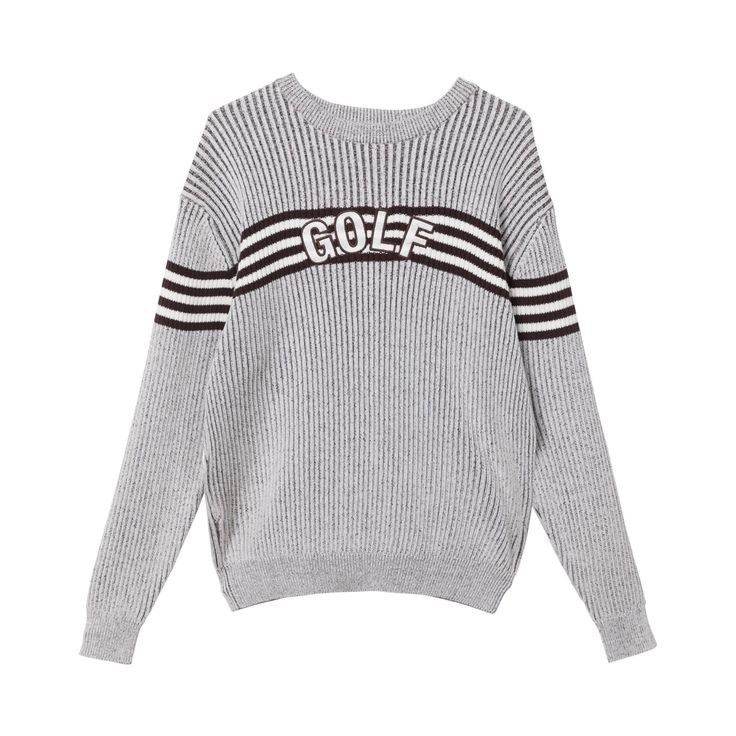 Golf Wang Golfwang Arch Logo Rib Knit Sweater Size XL | Grailed