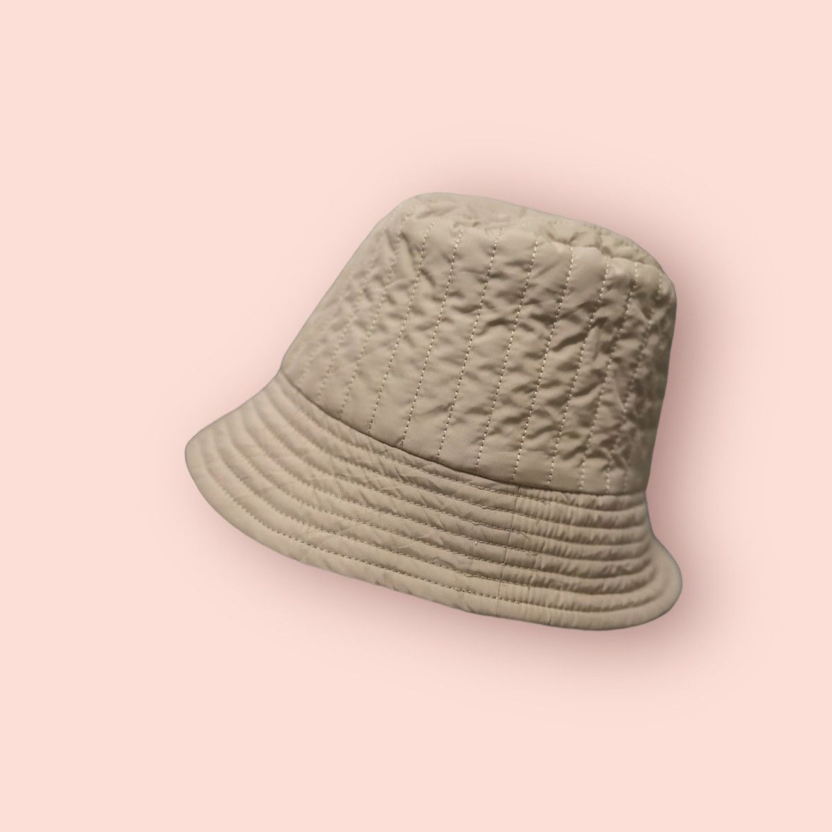 Edition Japan × Vintage RARE LIGHTWEIGHT PUFFER DESIGN BUCKET HAT Size ONE SIZE - 6 Thumbnail