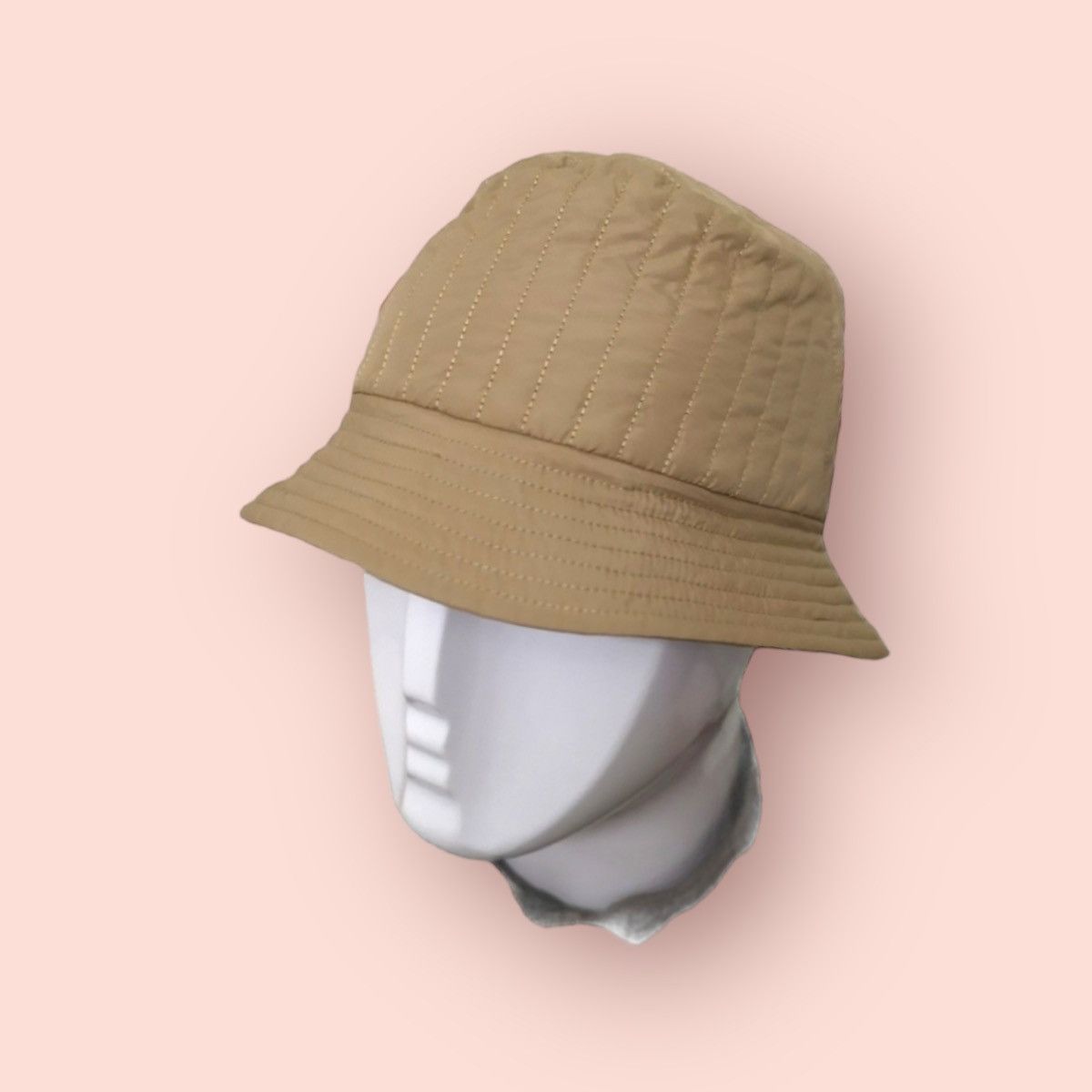 Edition Japan × Vintage RARE LIGHTWEIGHT PUFFER DESIGN BUCKET HAT Size ONE SIZE - 4 Thumbnail